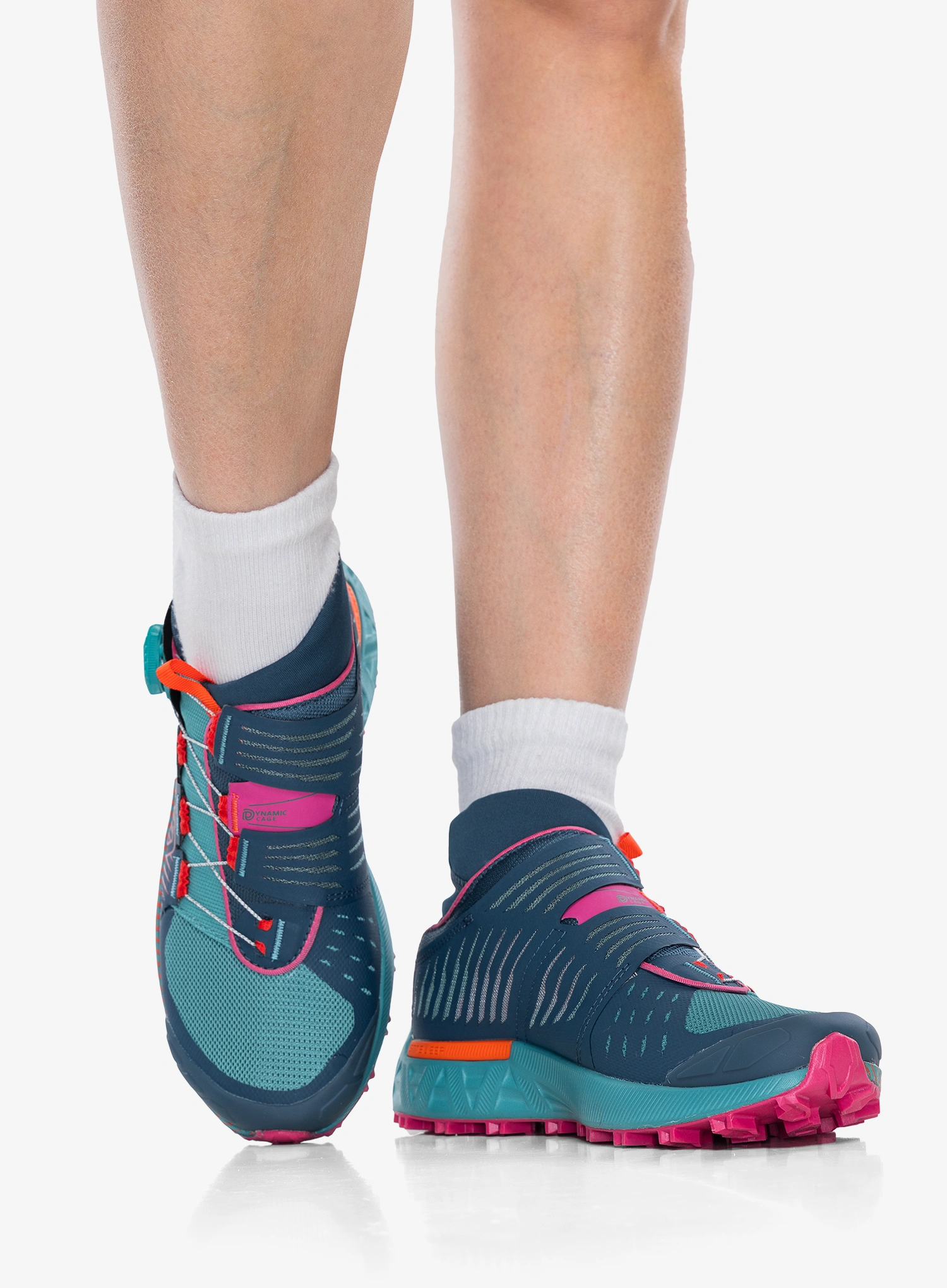 Dámské trailové boty La Sportiva Cyclon - storm blue/cherry tomato