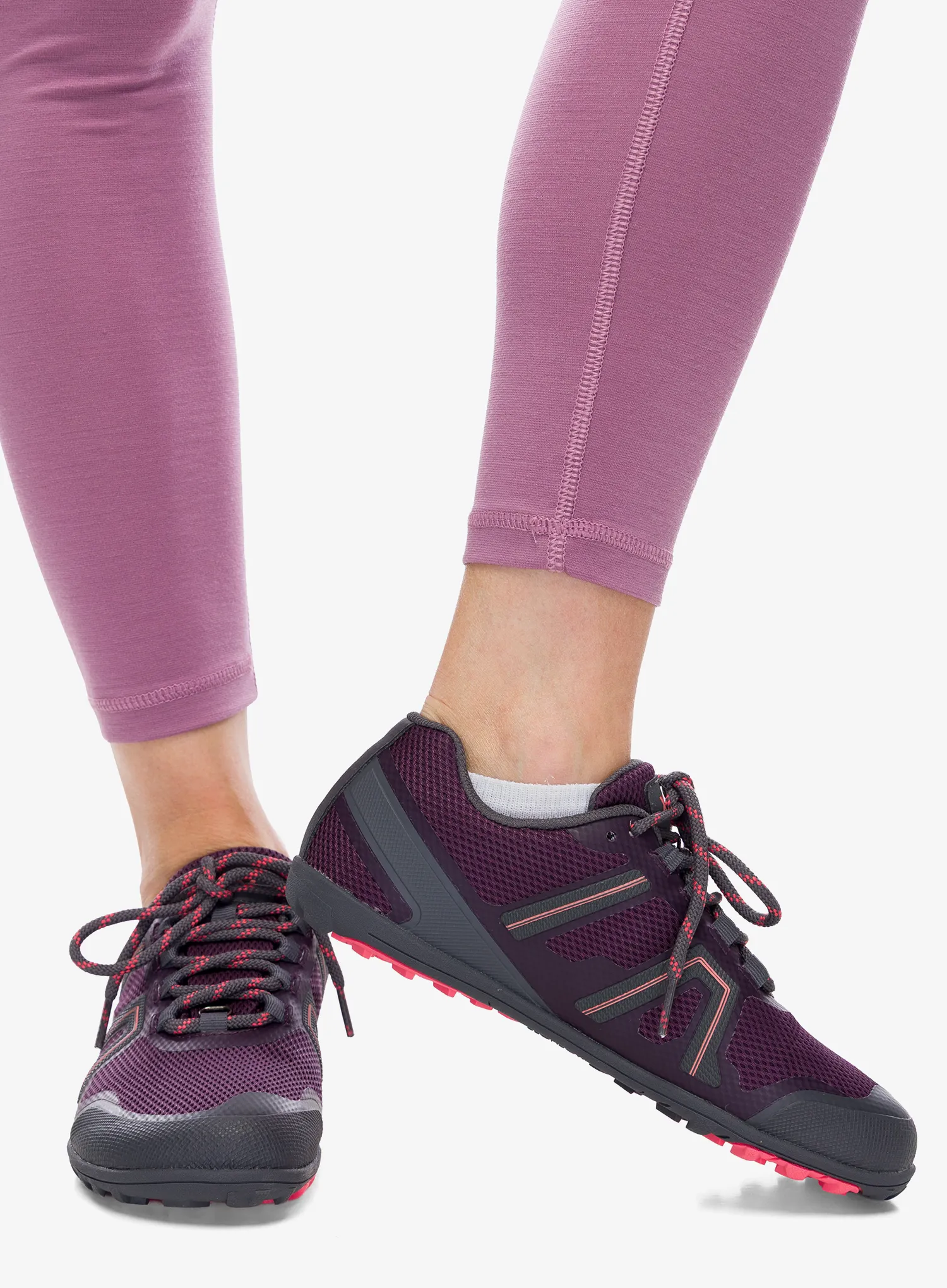 Dámské trailové boty Xero Shoes Mesa Trail WP - plum perfect/sunset coral