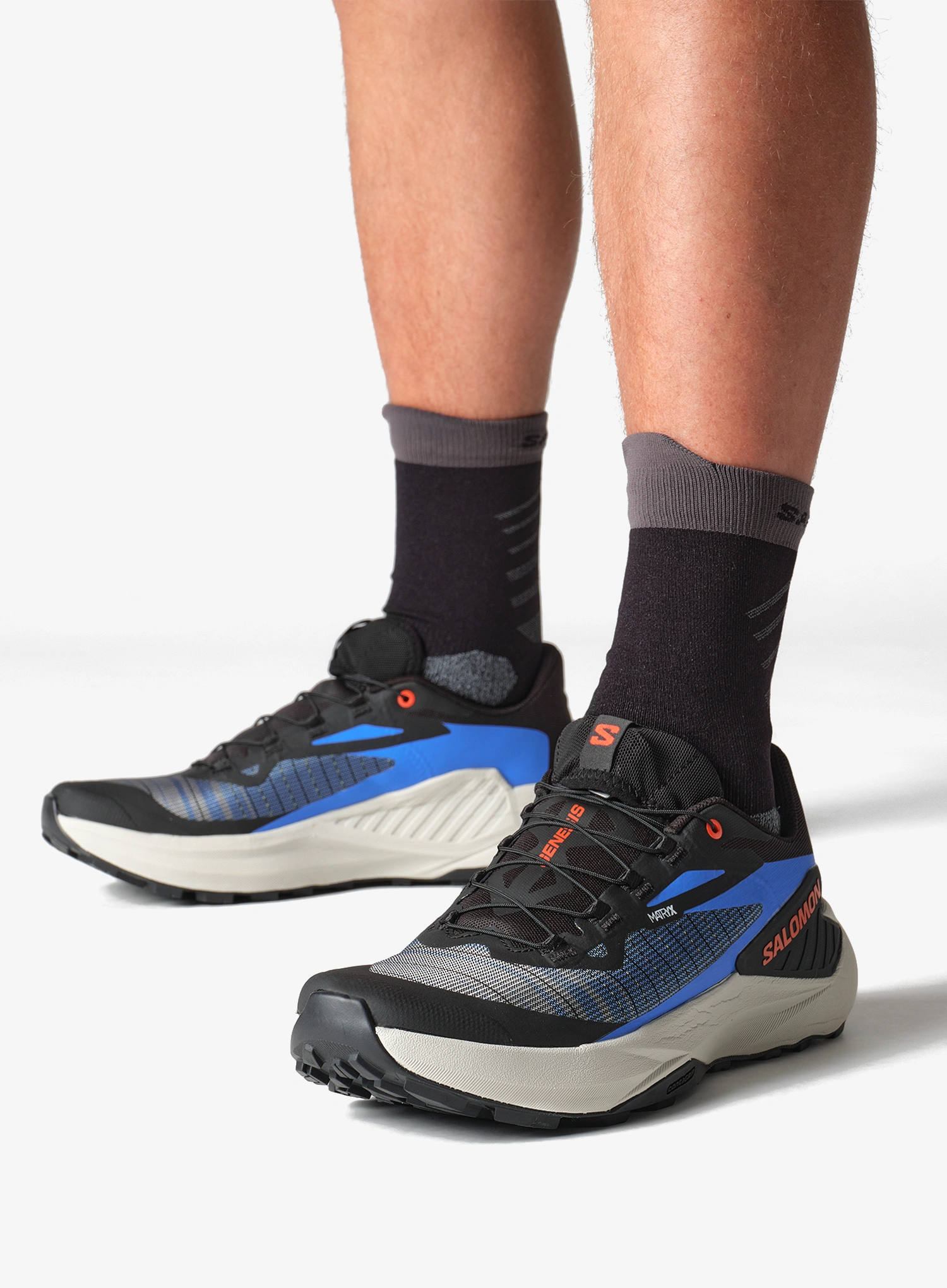Trailové boty Salomon Genesis - black/french blue/chert