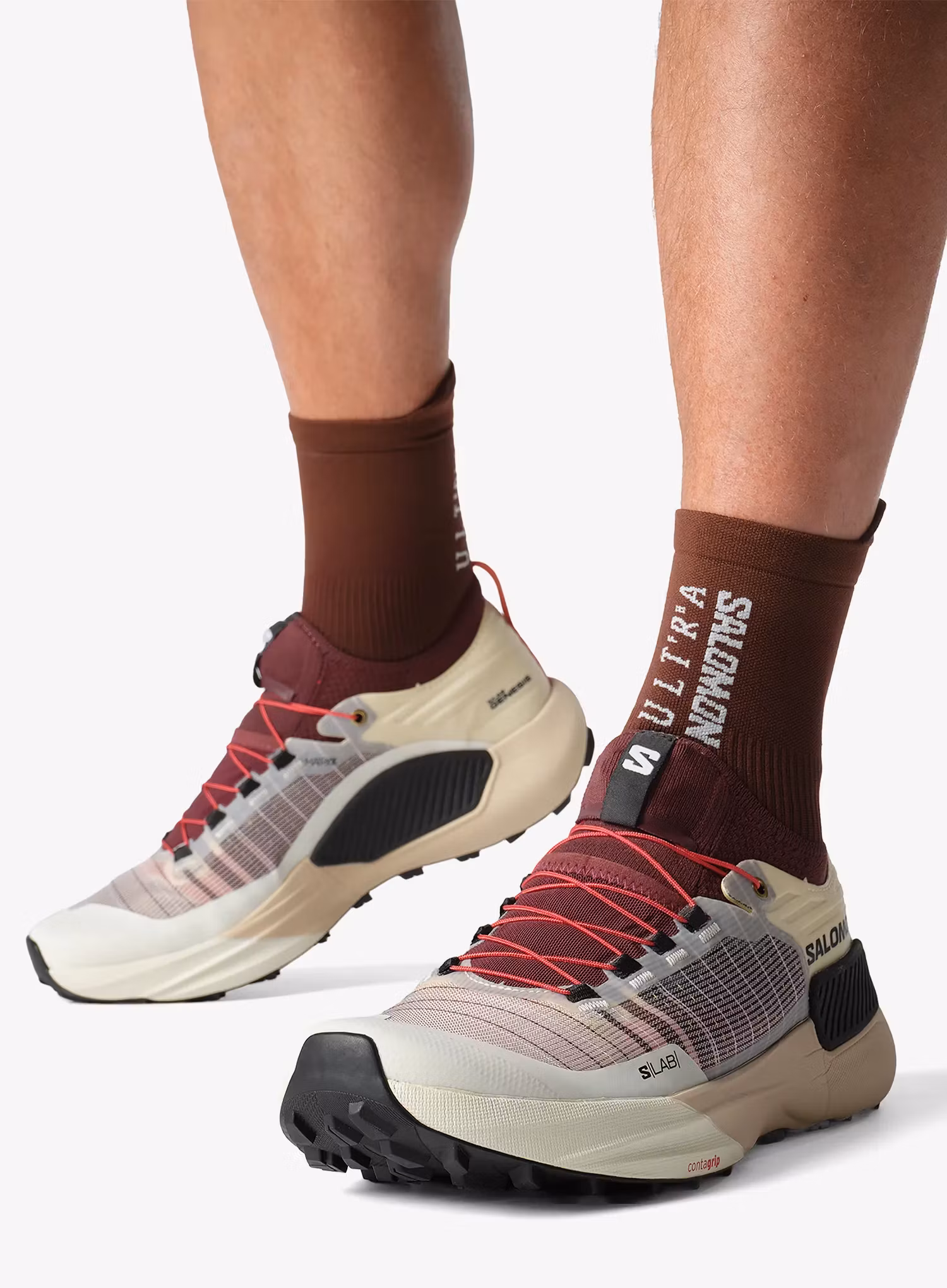 Trailové boty Salomon S/Lab Genesis - vanilla/chocolate/black