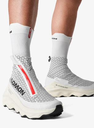 Trailové boty Salomon S/Lab Ultra Dust - white/red/vanila