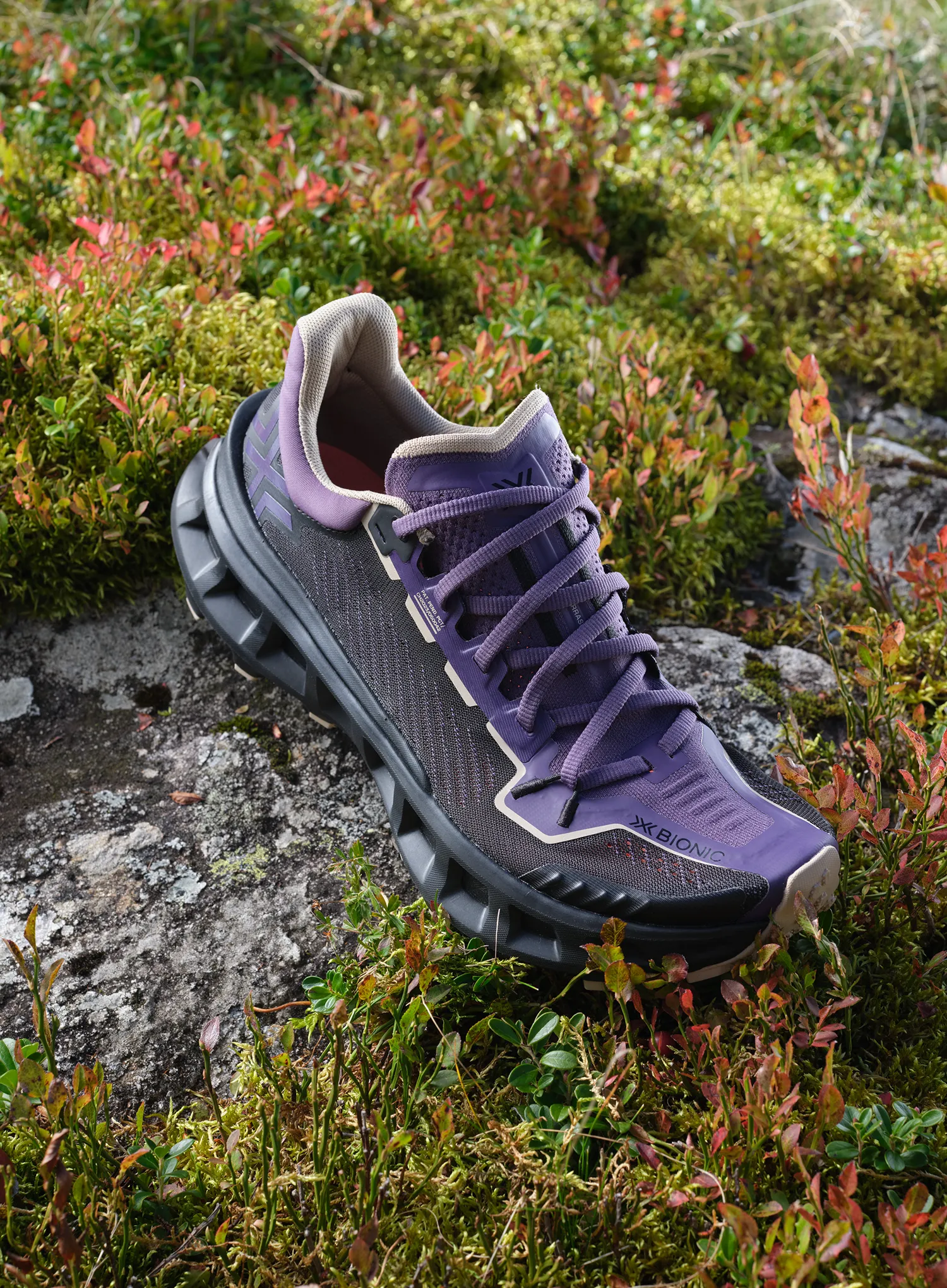 Trailové boty X-Bionic Terraskin X03 - deep purple/x black/sand