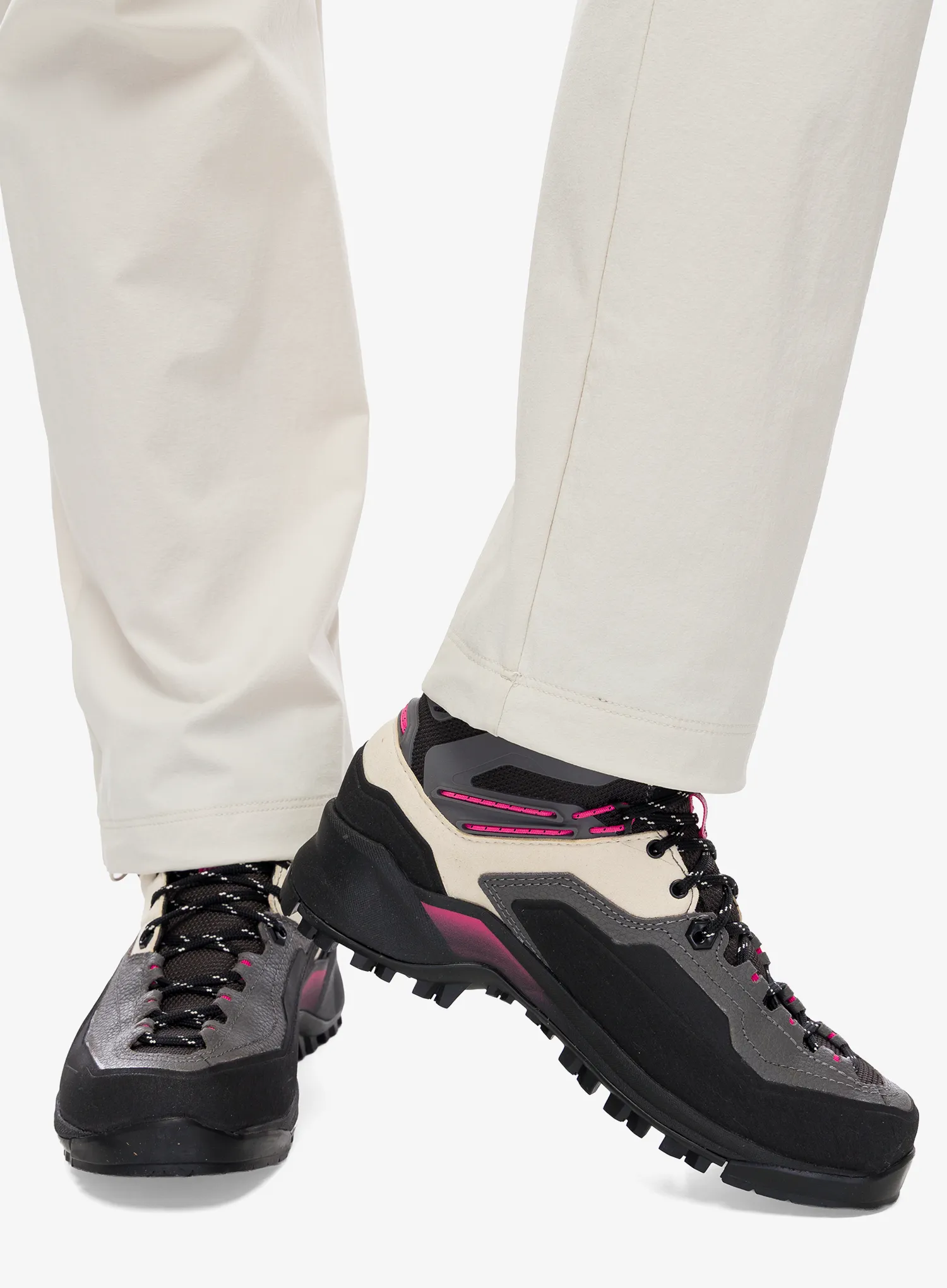 Trekové boty dámské Garmont Akron Mid GTX - grey/raspberry pink