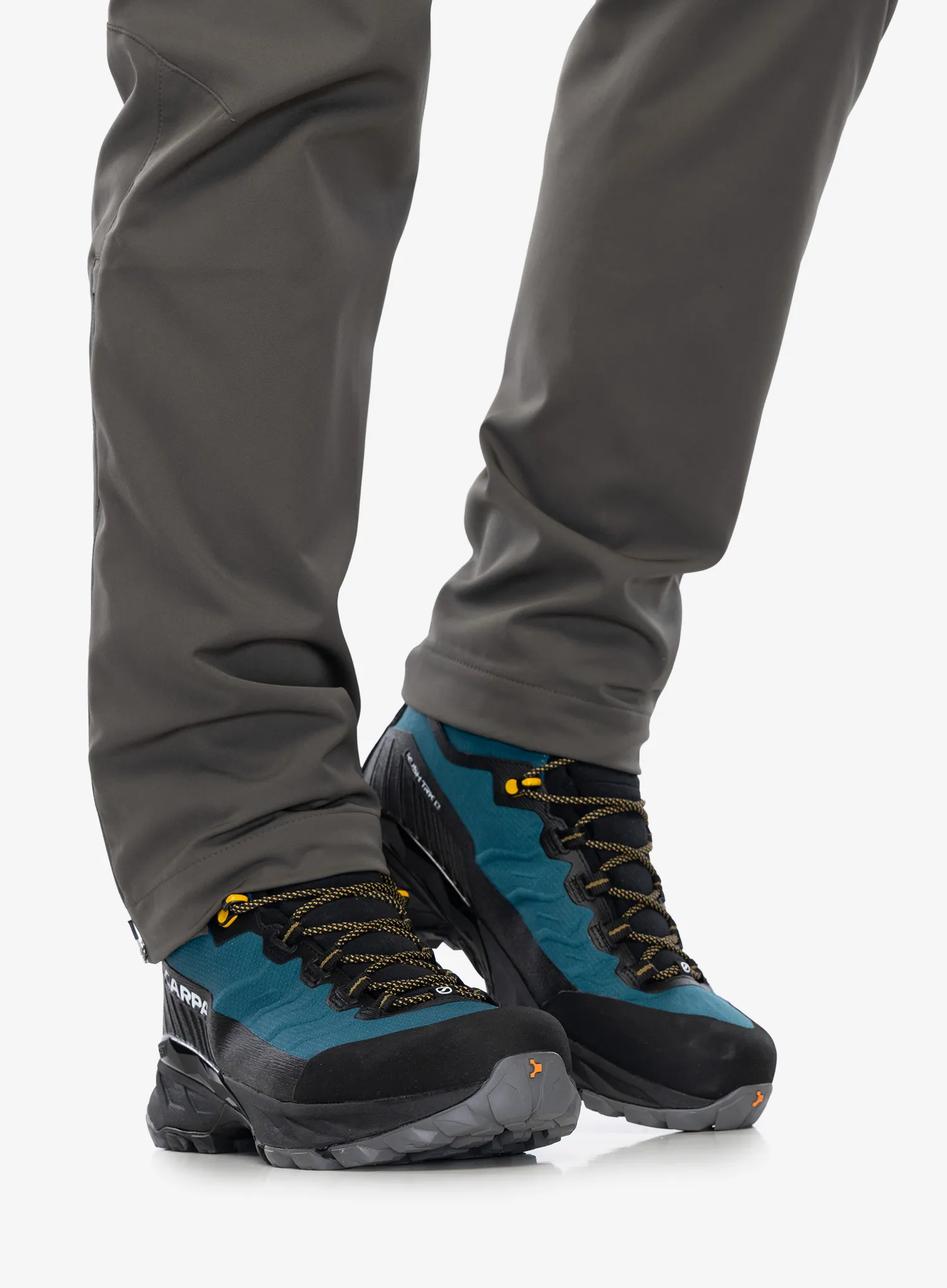 Vysoké trekové boty Scarpa Rush TRK LT GTX - petrol/mustard