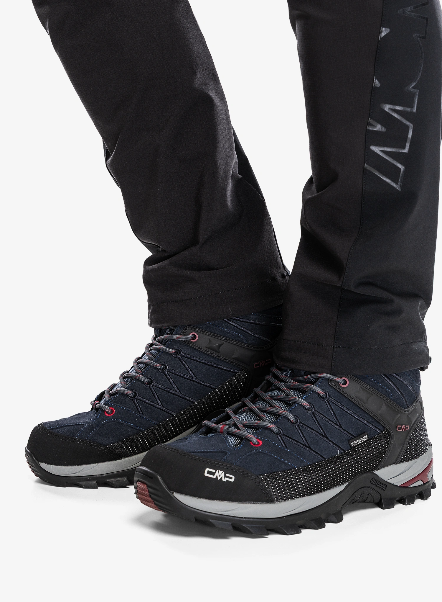 Boty turistické CMP Rigel Mid WP - asphalt/syrah