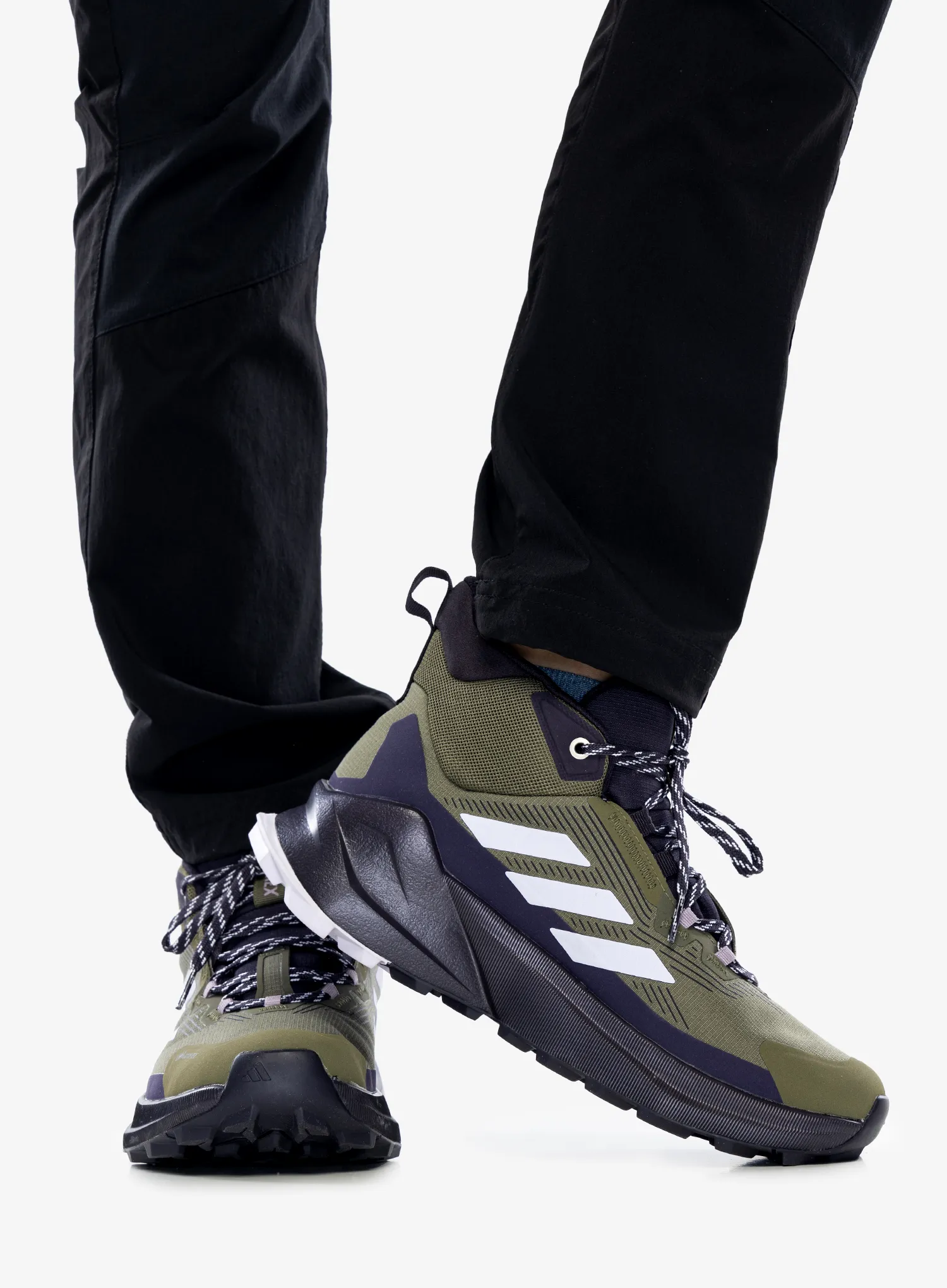 Turistické boty dámské adidas TERREX Trailmaker 2 Mid GTX - oliv stra/silv dawn/aurora blk