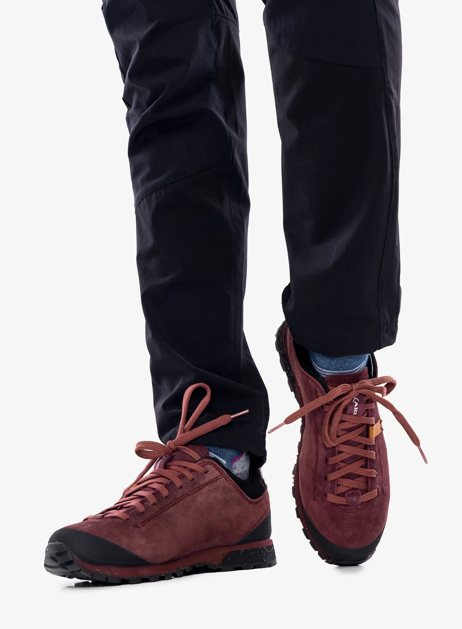 Turistické boty dámské AKU Bellamont III Suede GTX - wine/violet