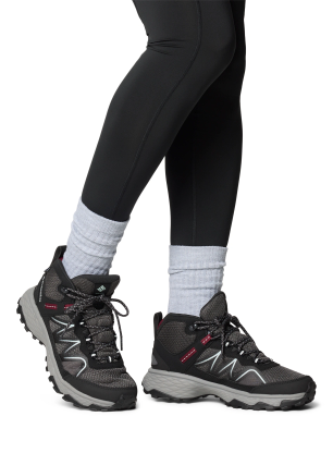 Turistické boty dámské Columbia Peakfreak Rush Mid Outdry - dark grey/deep madeira