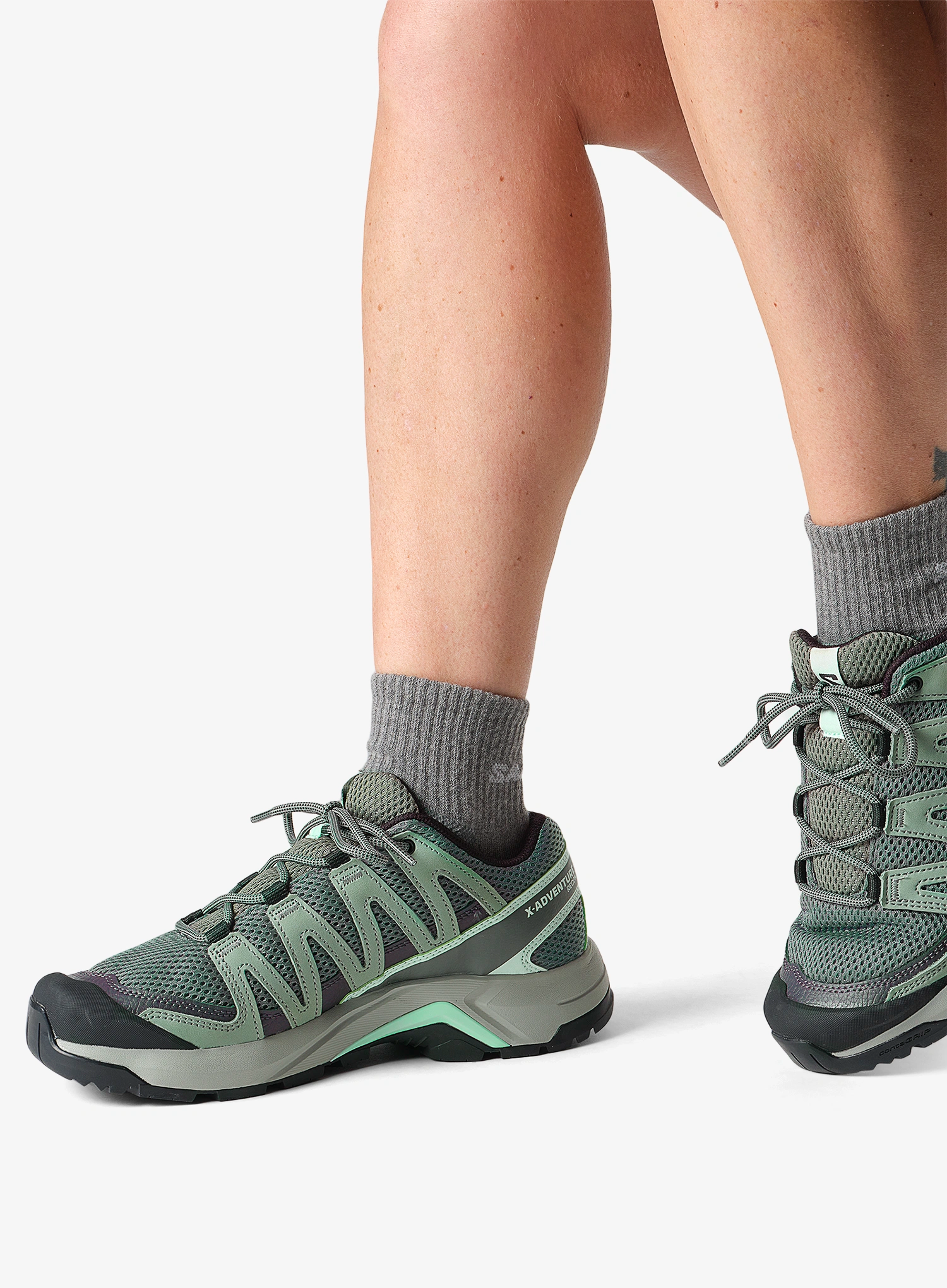 Turistické boty dámské Salomon X-Adventure Recon - sage/green/bay