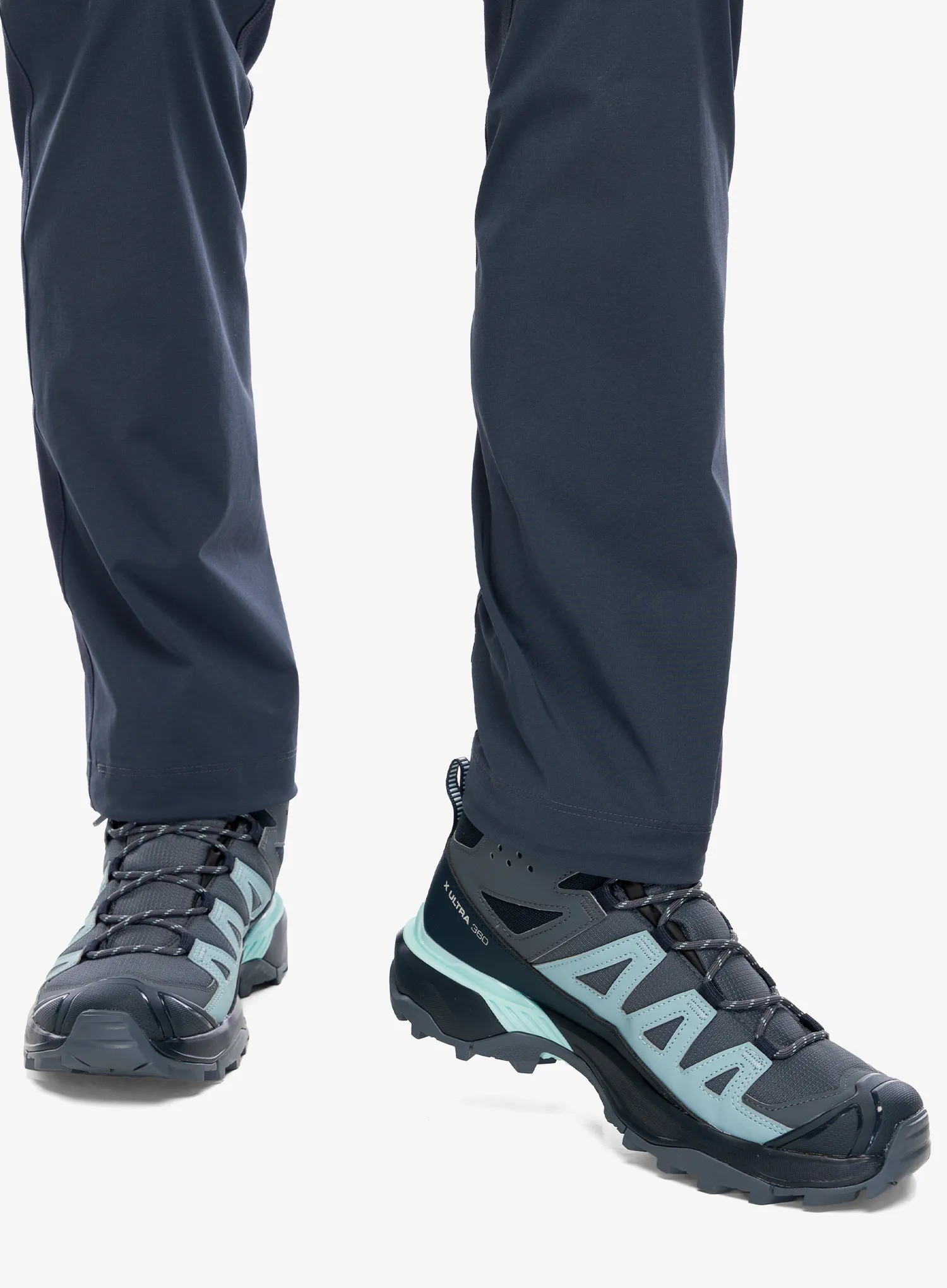 Turistické boty dámské Salomon X Ultra 360 Mid GTX - turbul/carbon