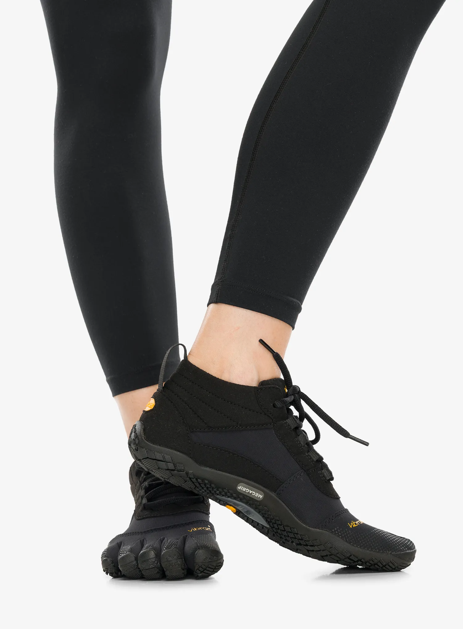Turistické boty dámské Vibram Fivefingers V-Trek - black/black