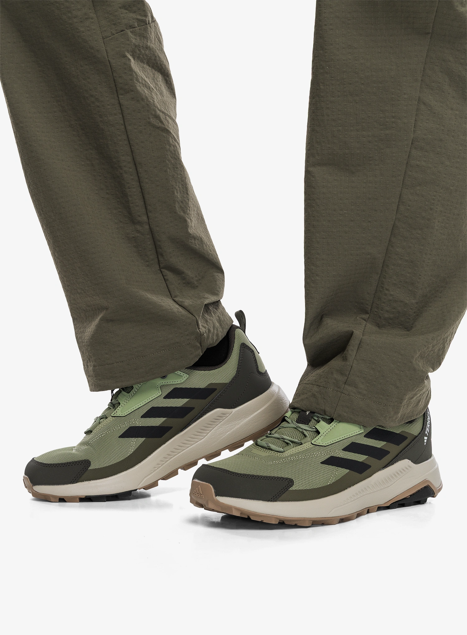 Nízké turistické boty adidas TERREX Anylander - tent green/carbon/olive strata