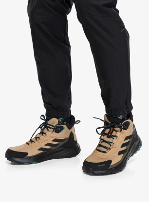 Vysoké turistické boty adidas TERREX Anylander Mid RAIN.RDY - cardboard/core blk/shad olive