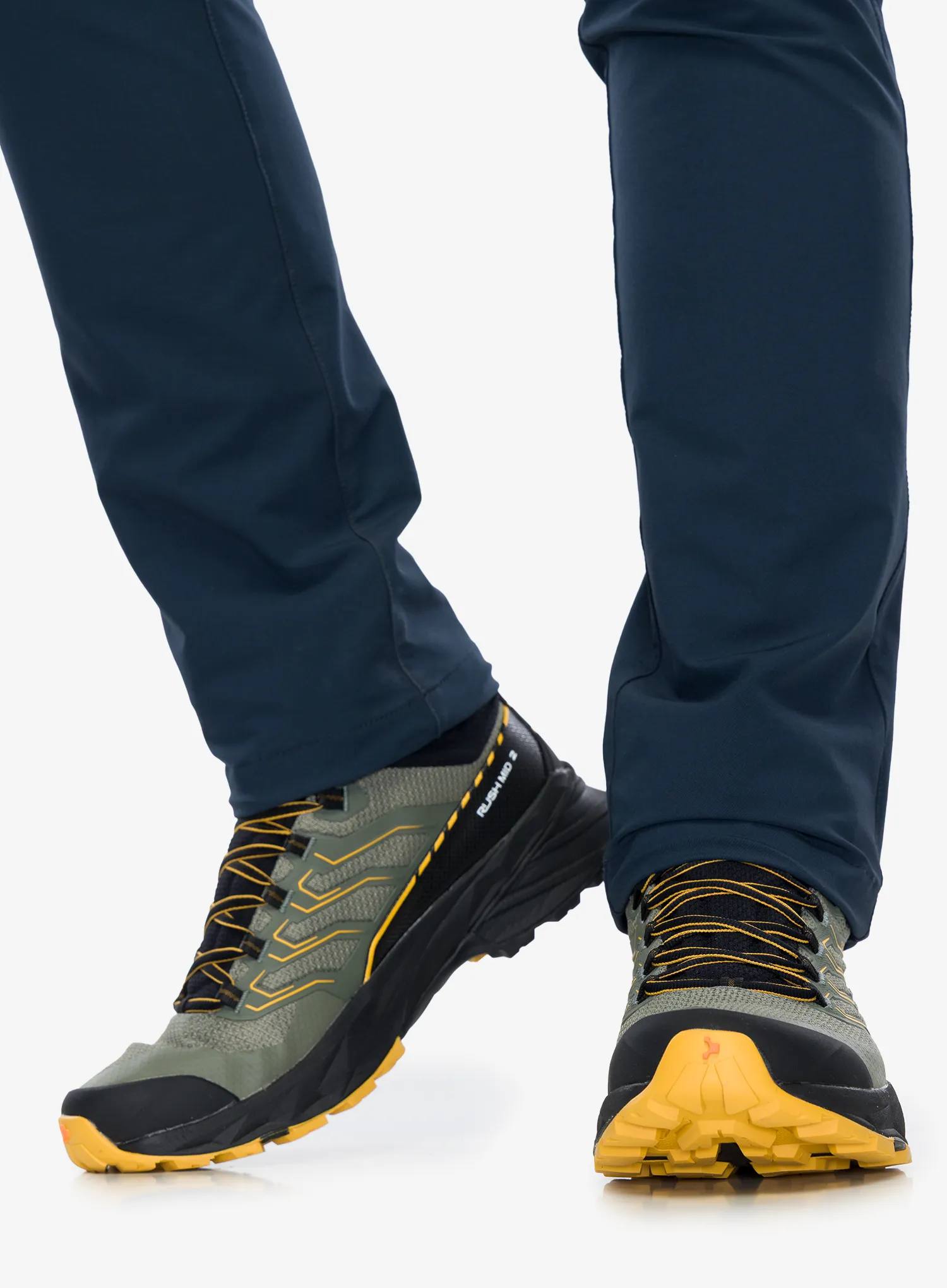 Vysoké turistické boty Scarpa Rush 2 Mid GTX - moss/sulphur