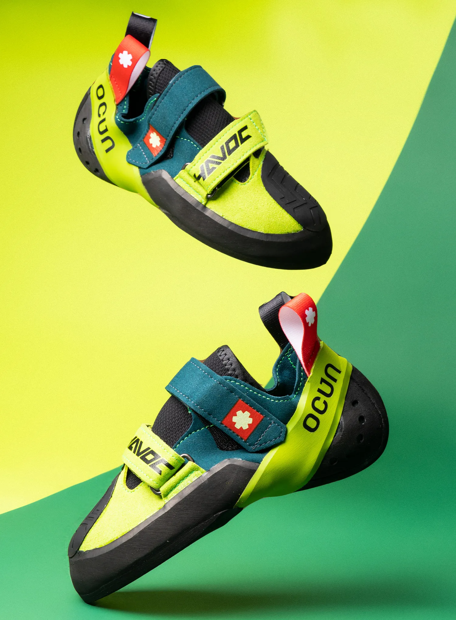 Lezečky Ocun Havoc - petrol/green