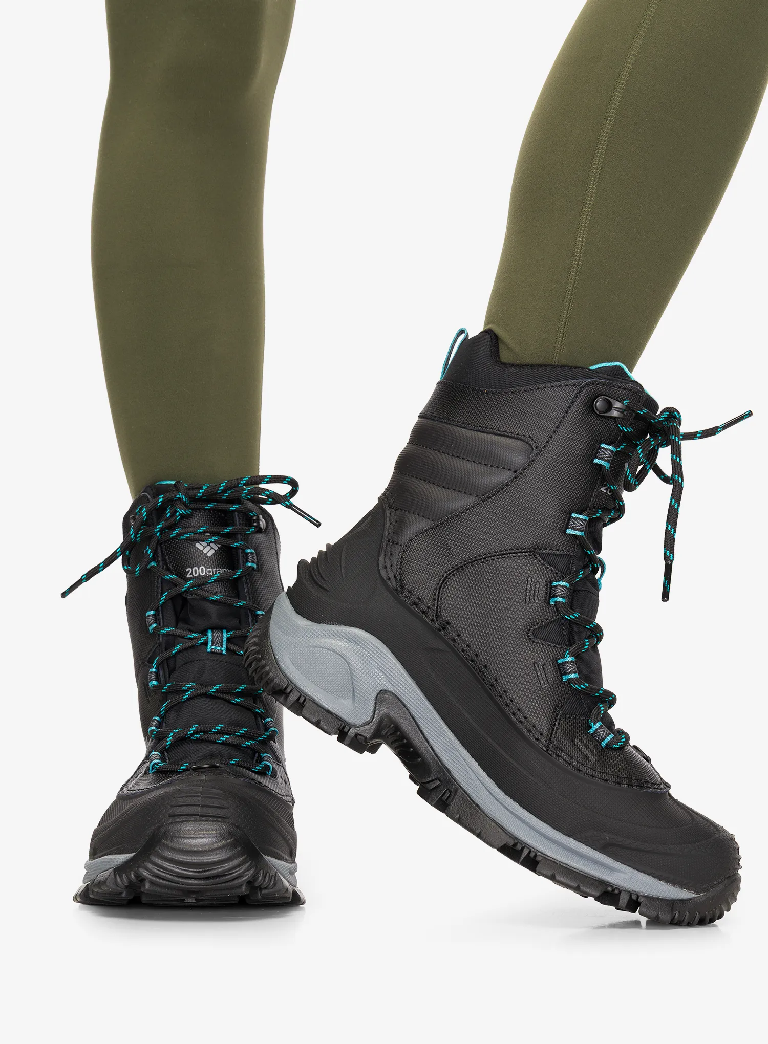 Zimní boty dámské Columbia Bugaboot III - black/pacific rim
