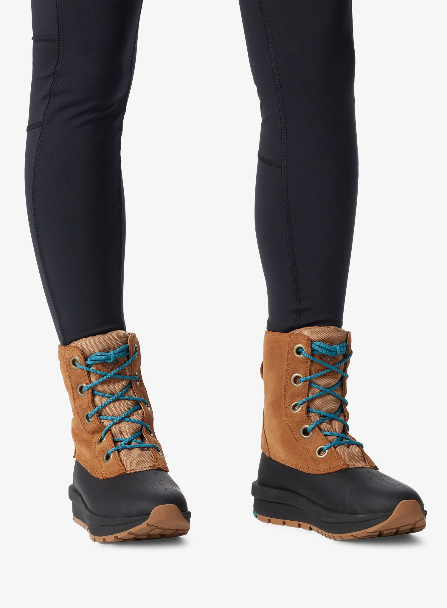 Zimní boty dámské Columbia Moritza Shield Omni-Heat - elk/river blue