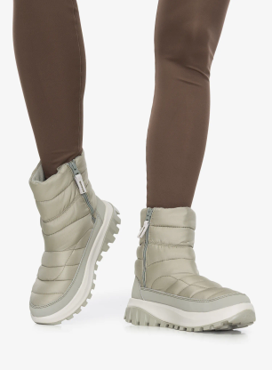 Zimní boty dámské Columbia Snowtrot Mid - grey green/dark stone