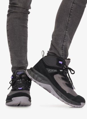 Zimní boty dámské Keen Hightrail Mid Polar - black/aster purple