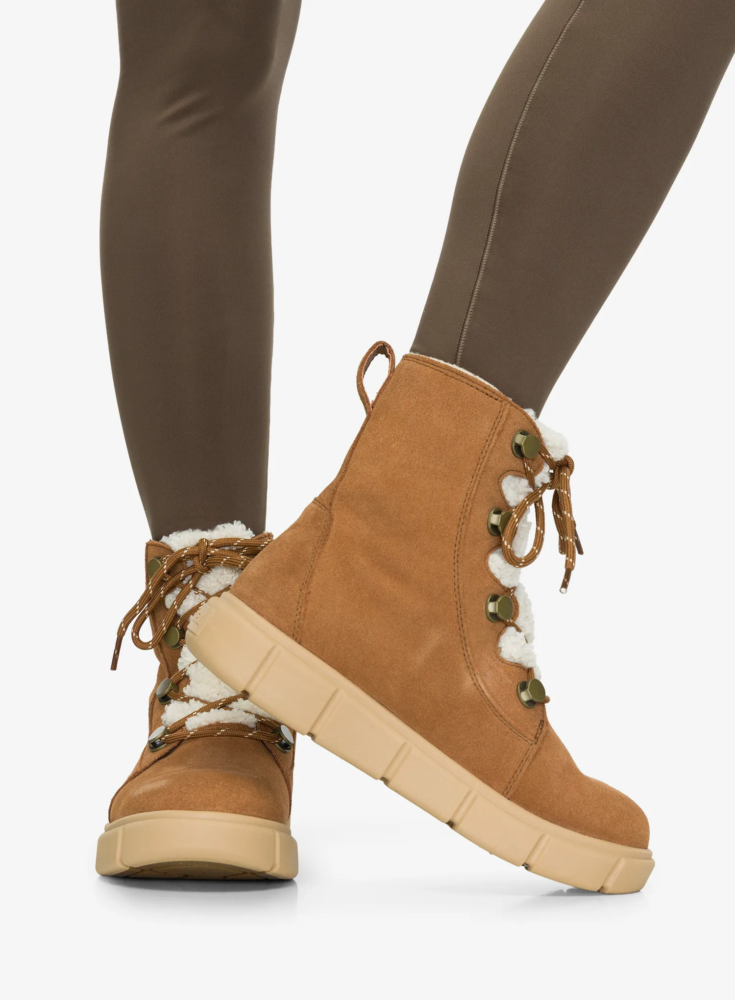 Zimní boty dámské Sorel  Explorer III Joan Cozy WP - velvet tan/canoe