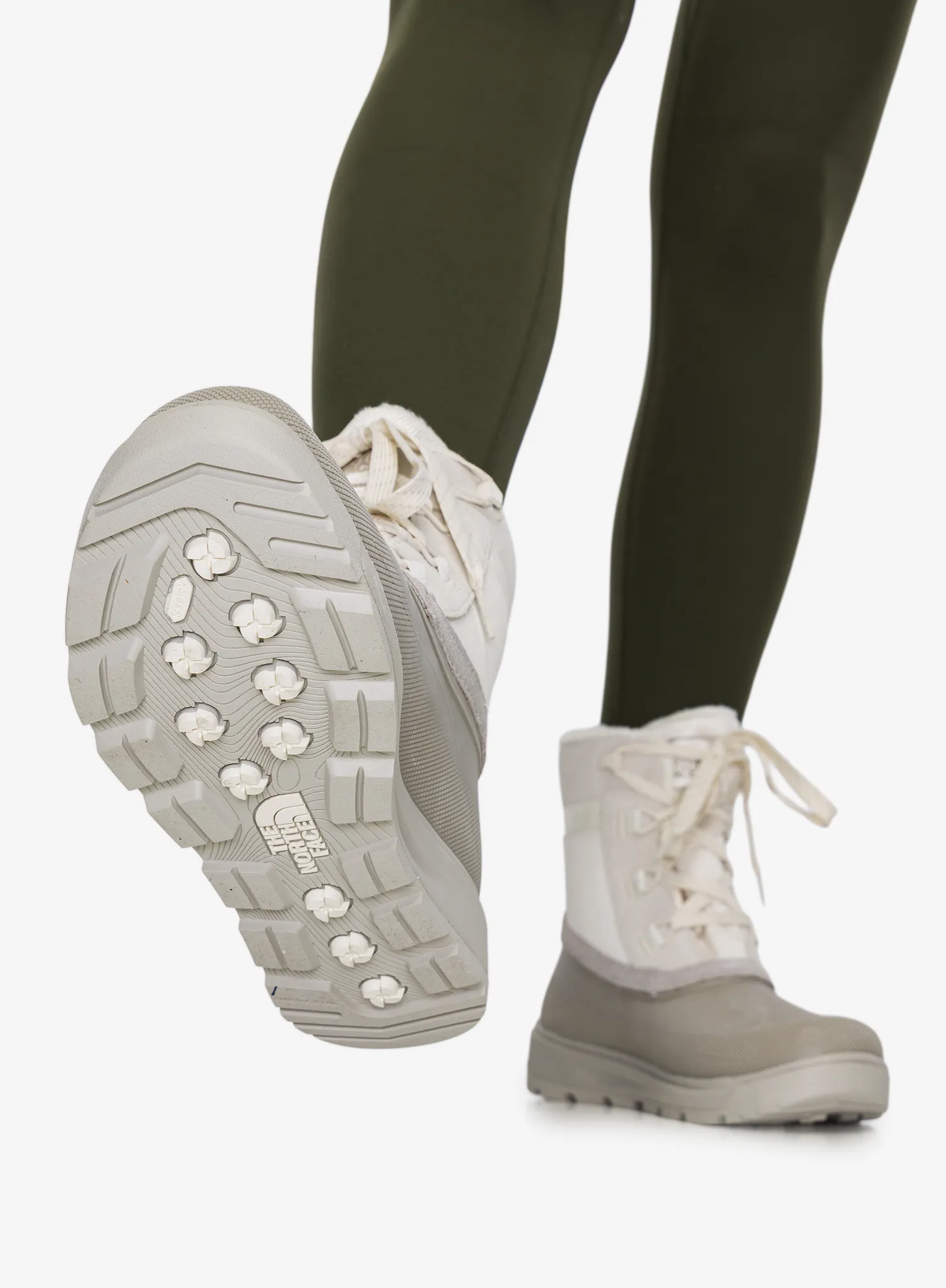 Zimní boty dámské The North Face Shellista V Shorty WP - white dune/soapstone
