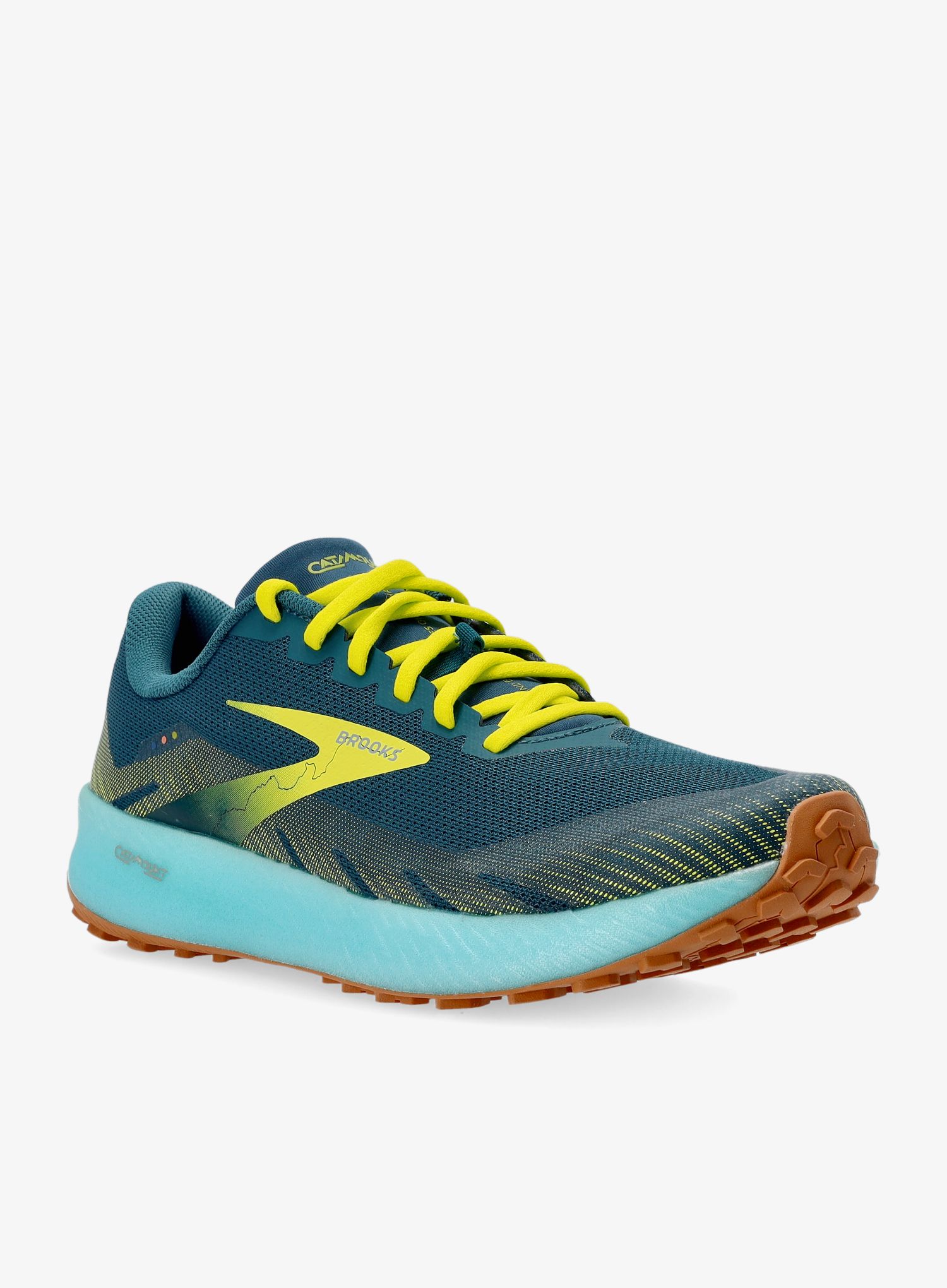 Boty Brooks Catamount - blue/lime/biscuit