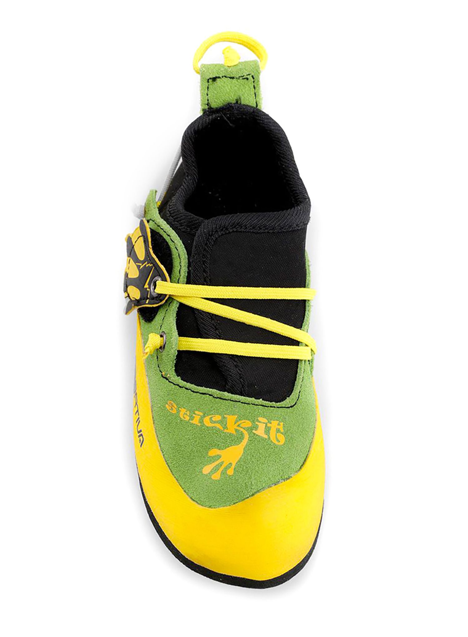 Dětské lezečky La Sportiva Stickit - lime/yellow