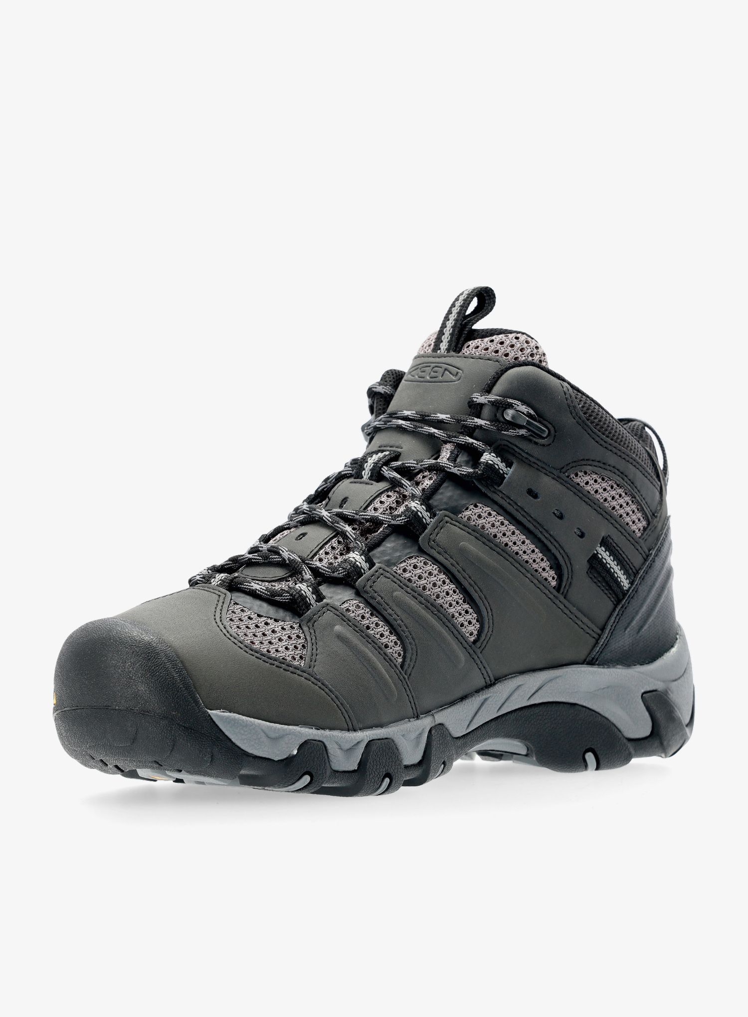 Turistické boty Keen Koven Mid Waterproof - black/steel grey