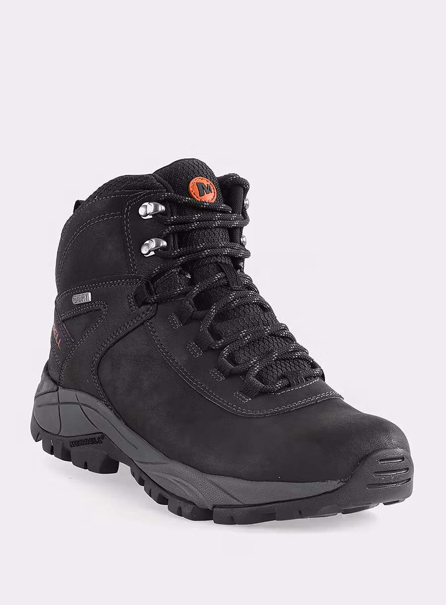 Turistické boty Merrell Vego Mid Leather Waterproof - black