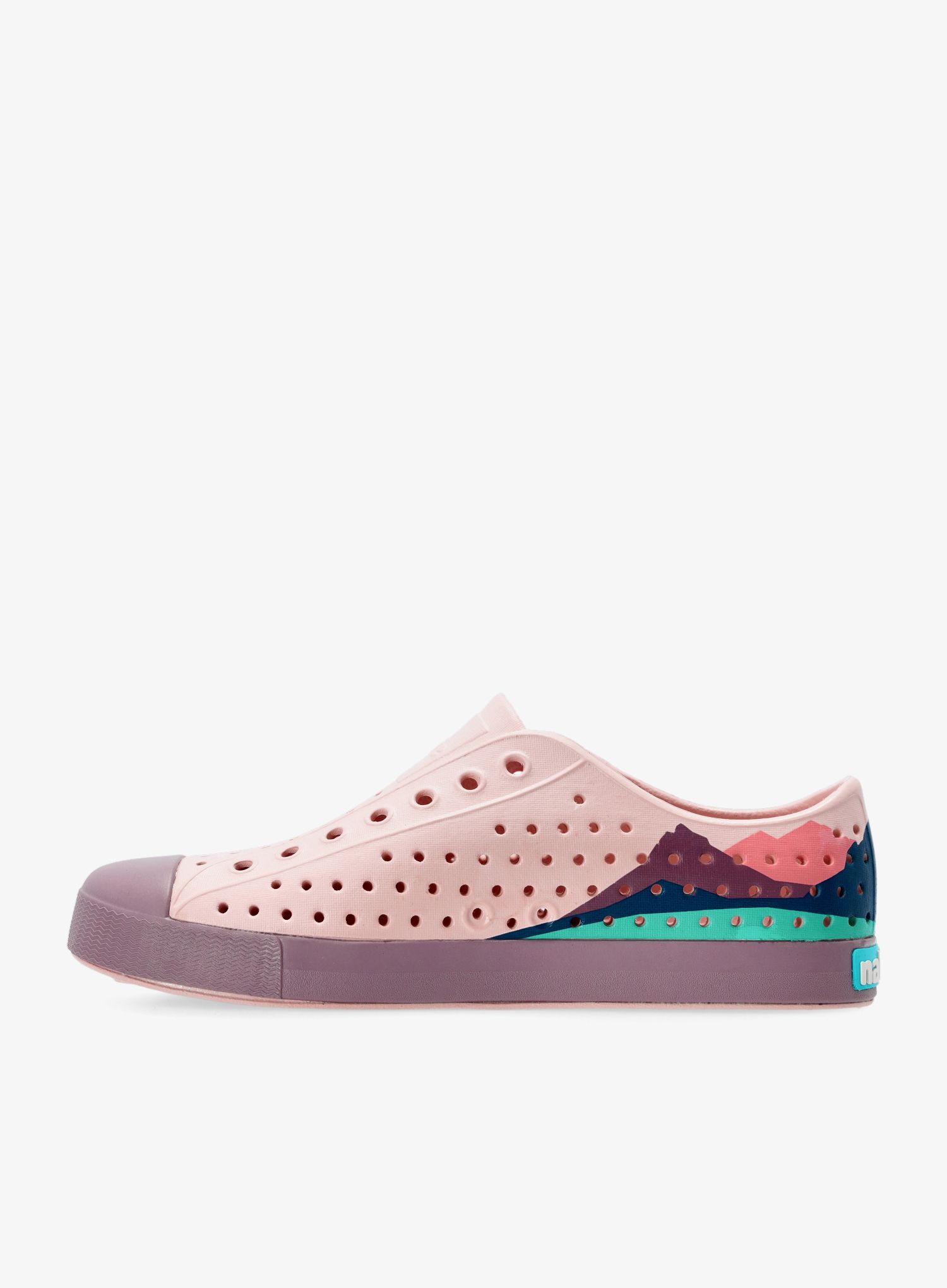 Boty Native Jefferson Block - dust pink/wildflower
