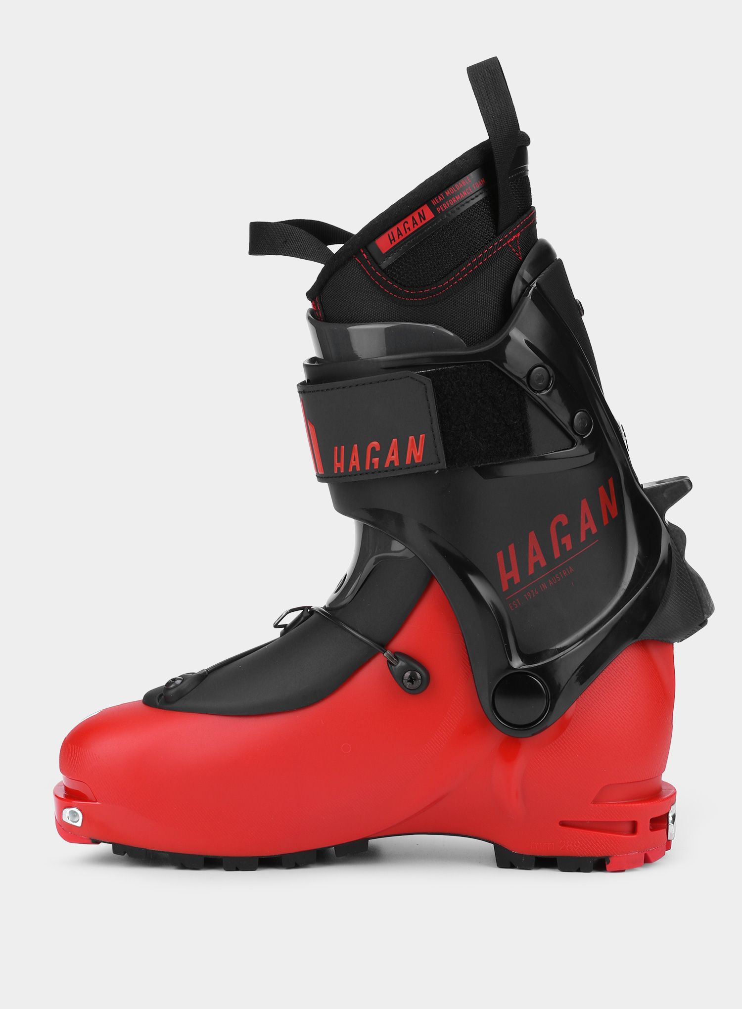 Skialpová obuv Hagan Pure - deep red/anthracite