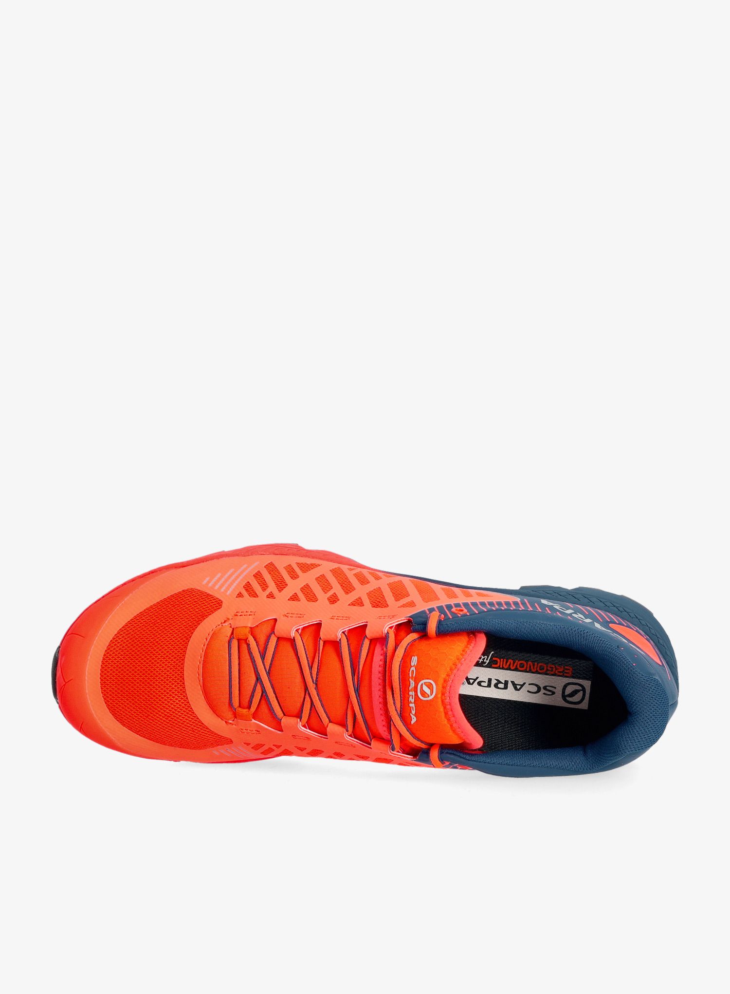 Trailové boty Scarpa Spin Ultra - orange fluo/galaxy blue