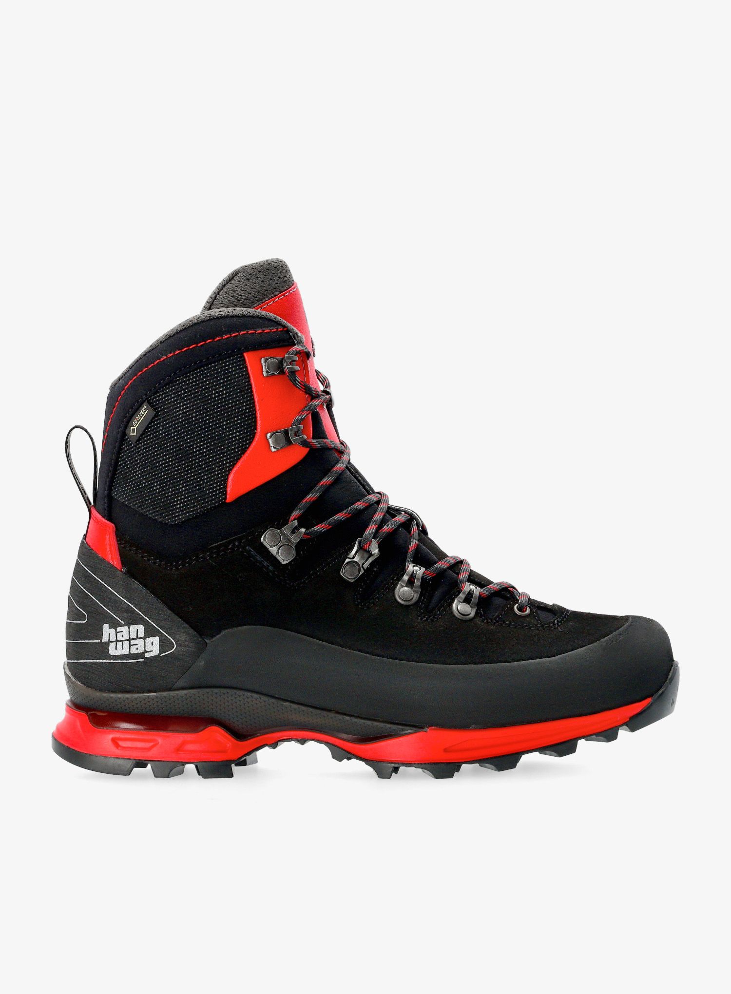 Trekové boty Hanwag Alverstone II GTX - black/red
