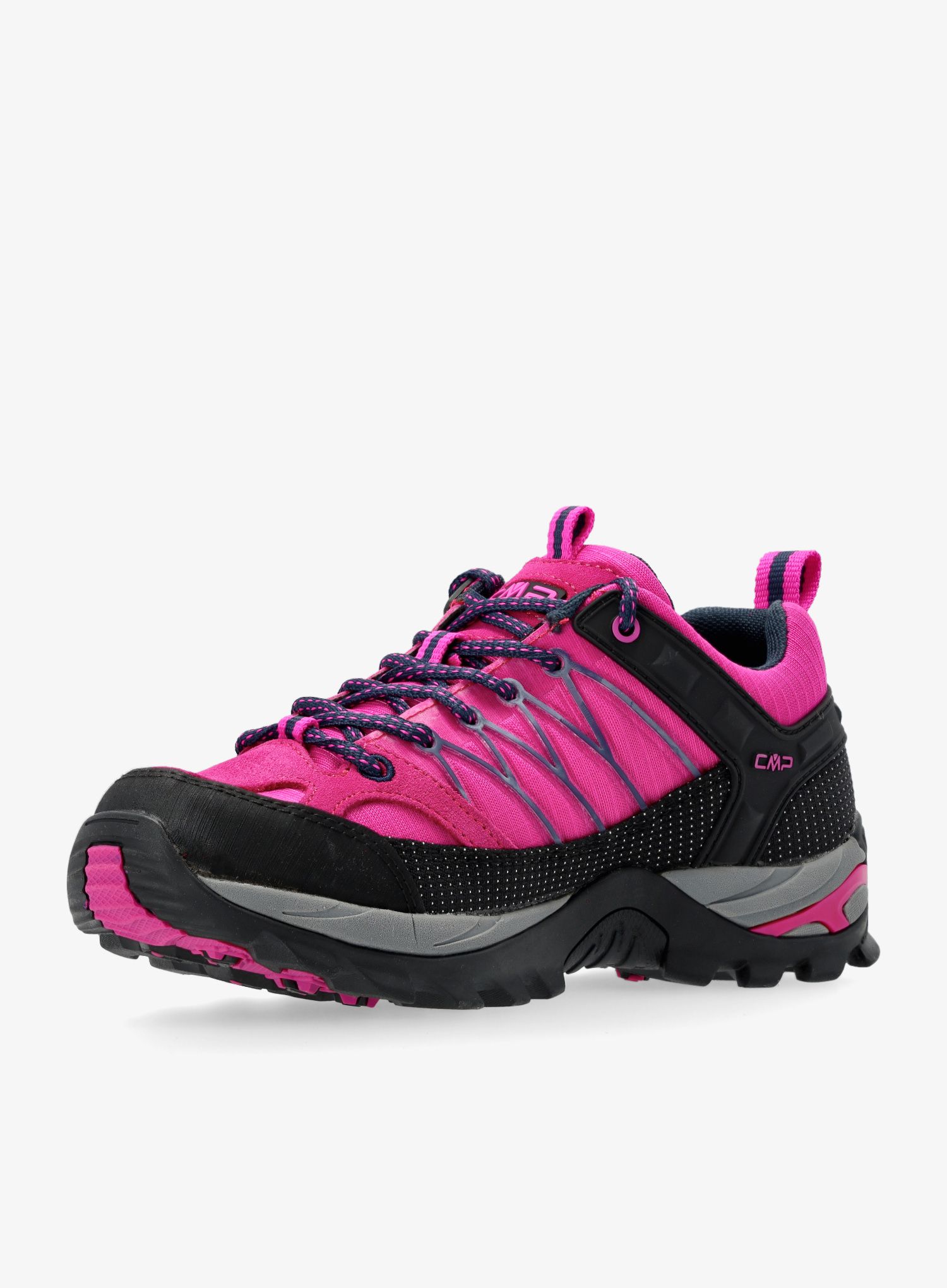 Boty turistické dámské CMP Rigel Low WP - pink fluo/b.blue