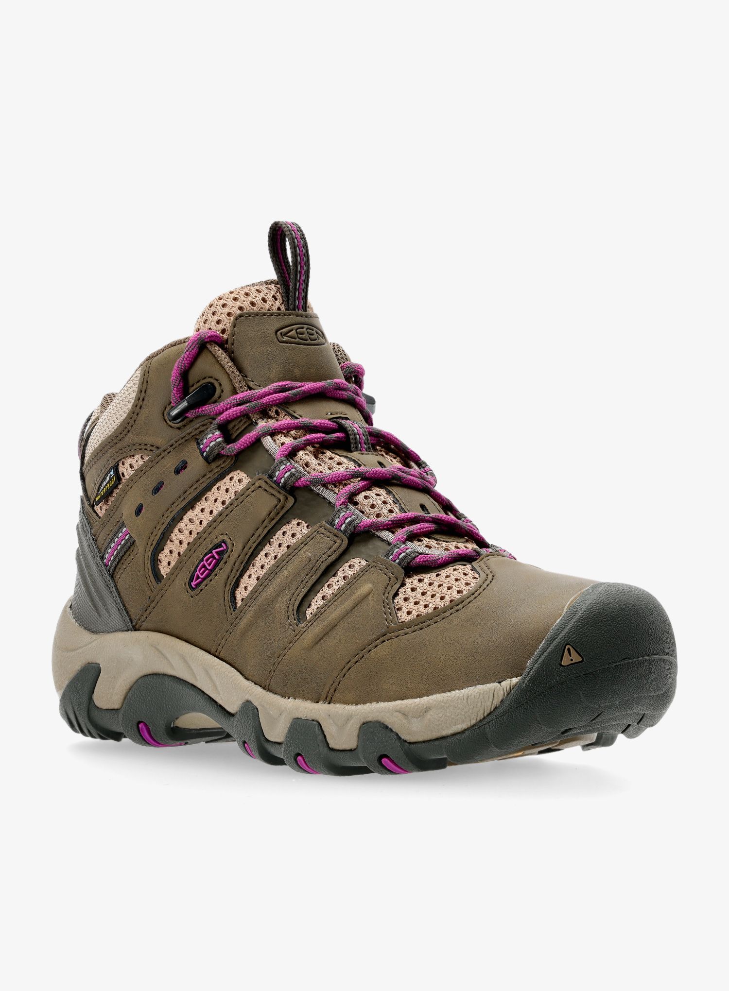 Dámské turistické boty Keen Koven Mid Wp - bungee cord/wood violet