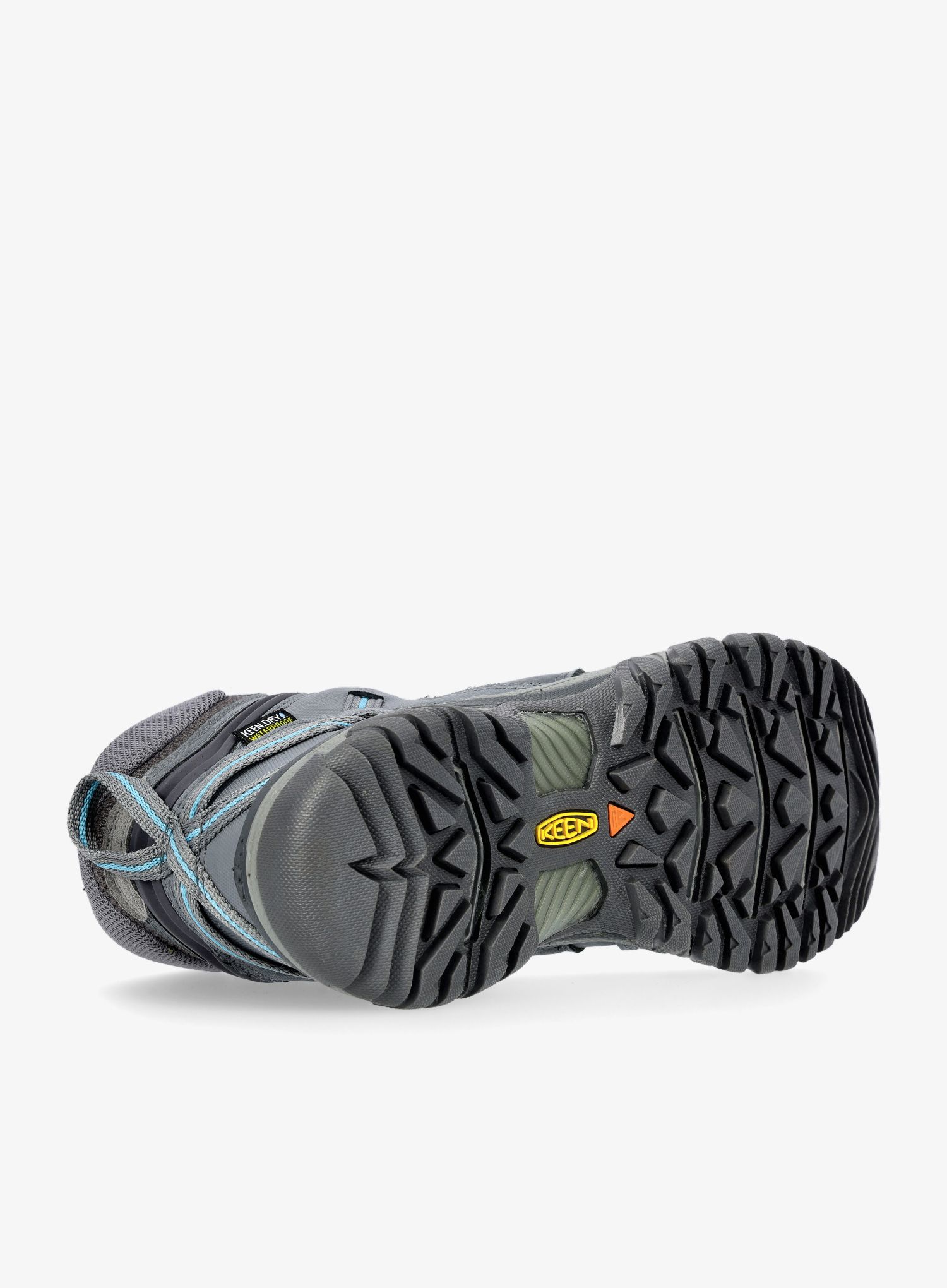 Dámské turistické boty Keen Ridge Flex Mid WP - steel grey/porcelain
