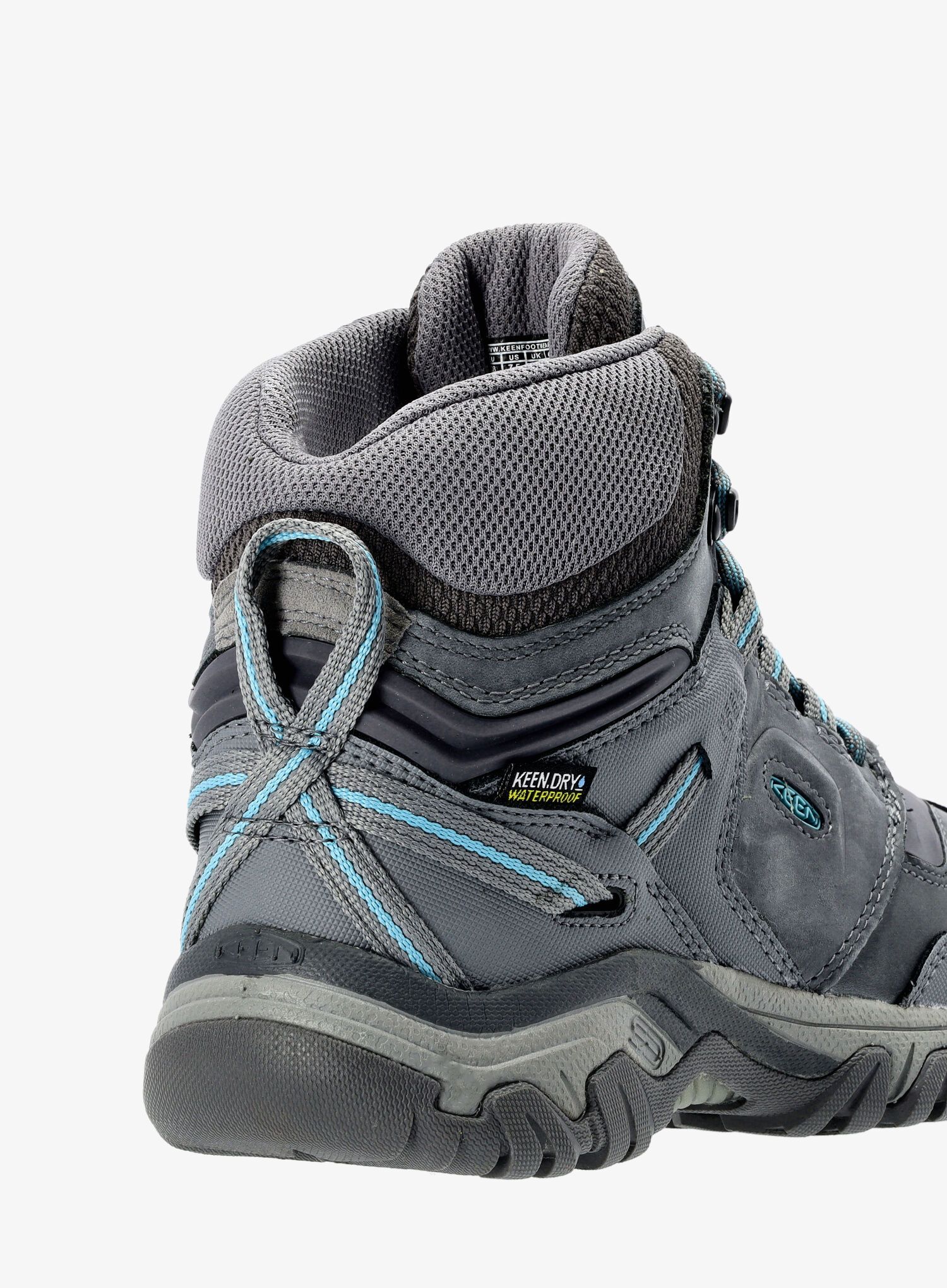 Dámské turistické boty Keen Ridge Flex Mid WP - steel grey/porcelain