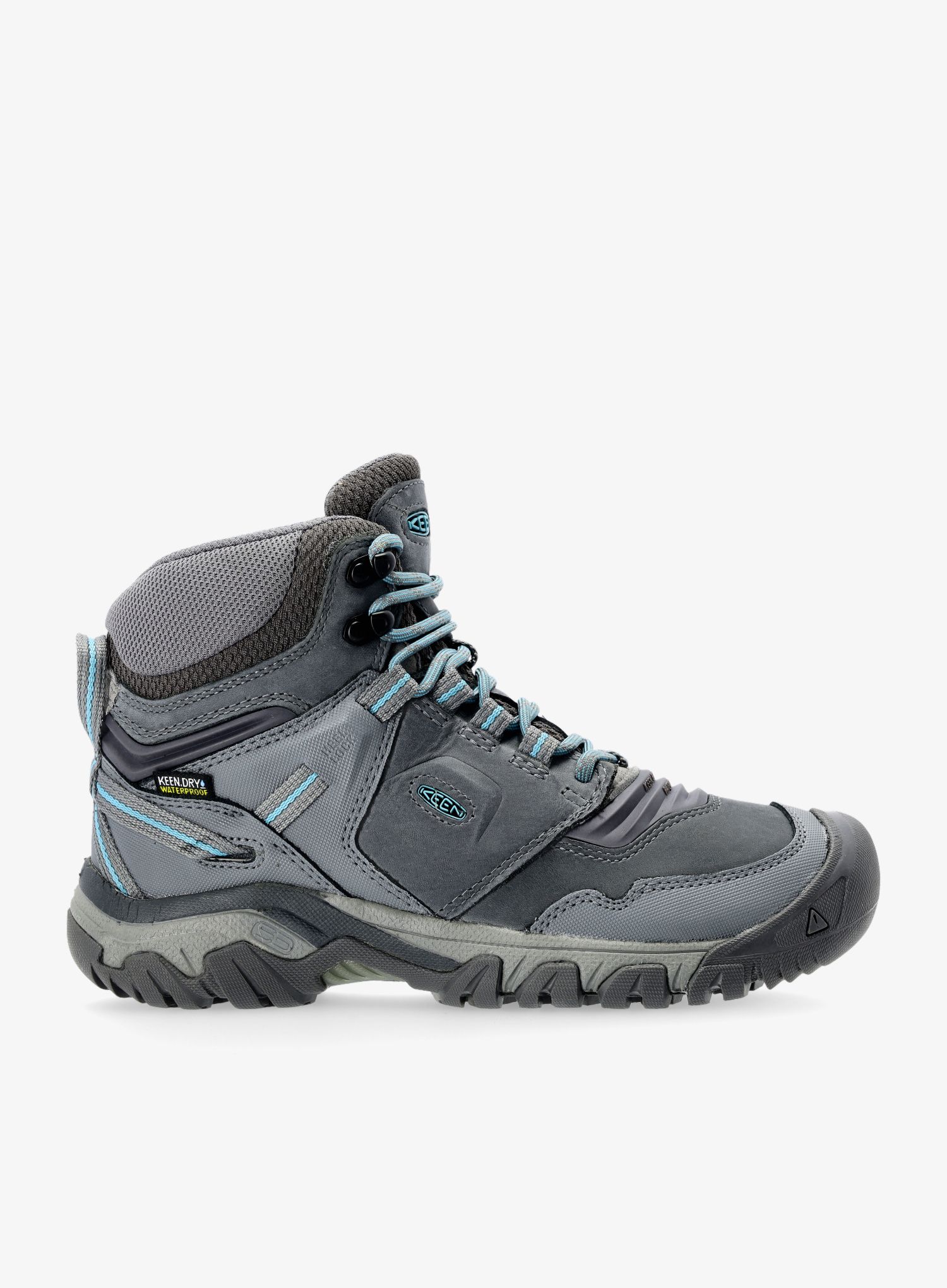 Dámské turistické boty Keen Ridge Flex Mid WP - steel grey/porcelain