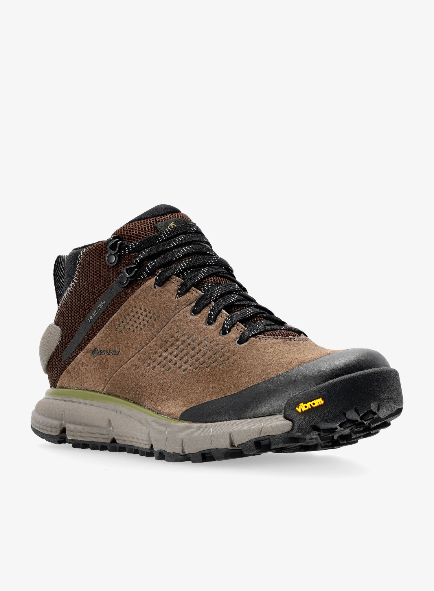 Turistické boty pánské Danner Trail 2650 Mid GTX - brown/military green