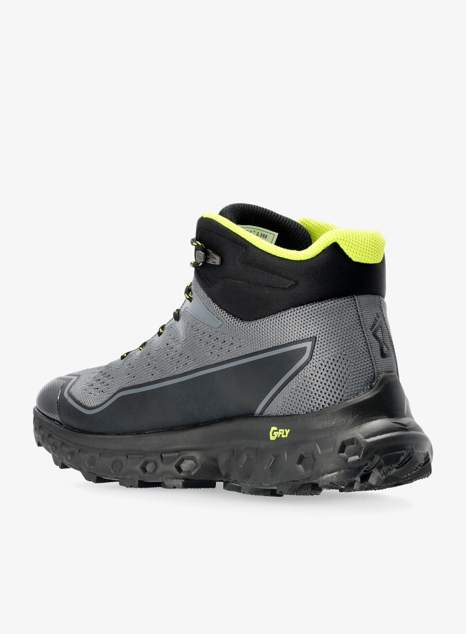 Turistické boty Inov-8 RocFly G 390 - grey/black/yellow