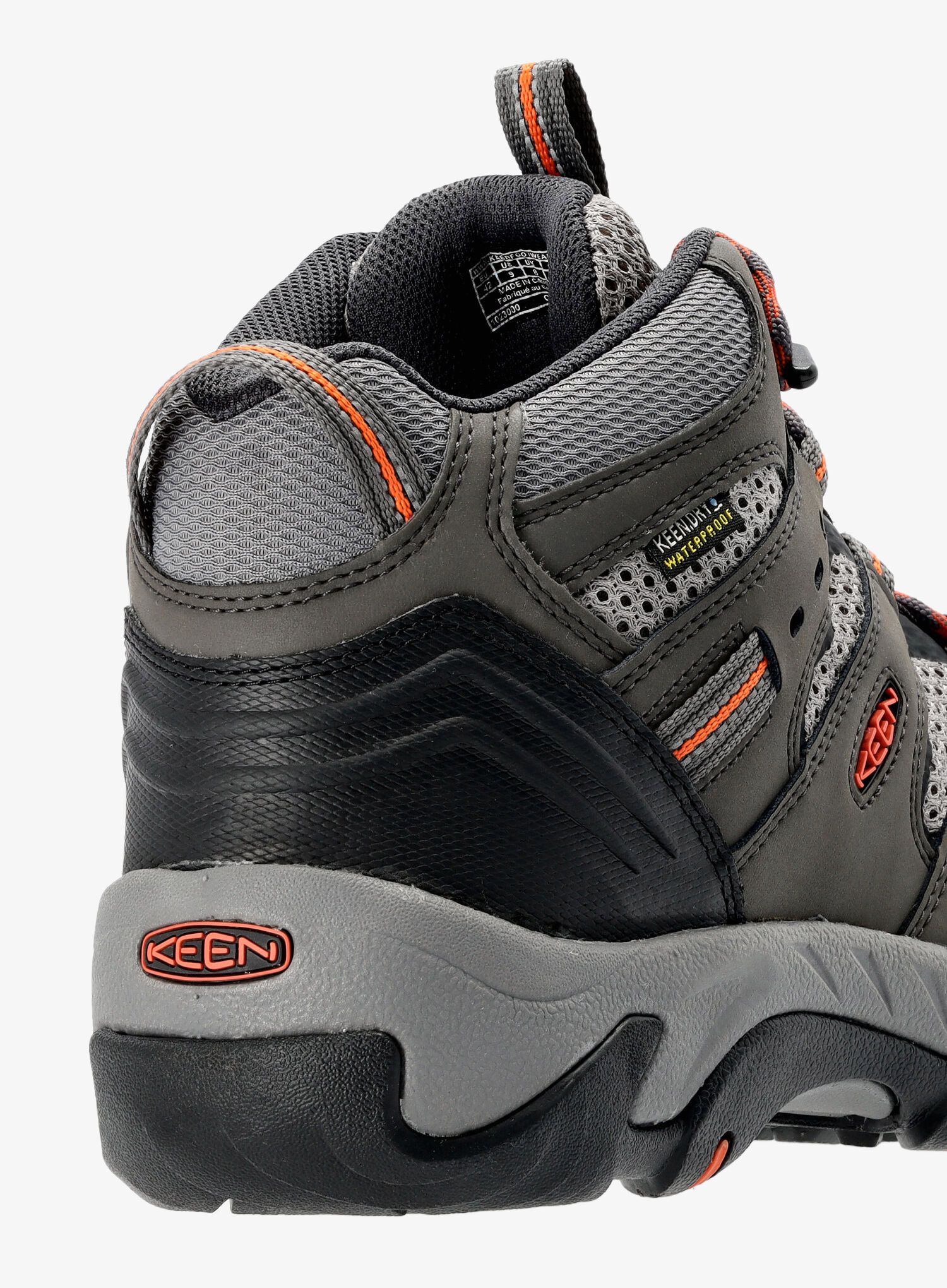 Turistické boty Keen Koven Mid Waterproof - magnet/fired brick