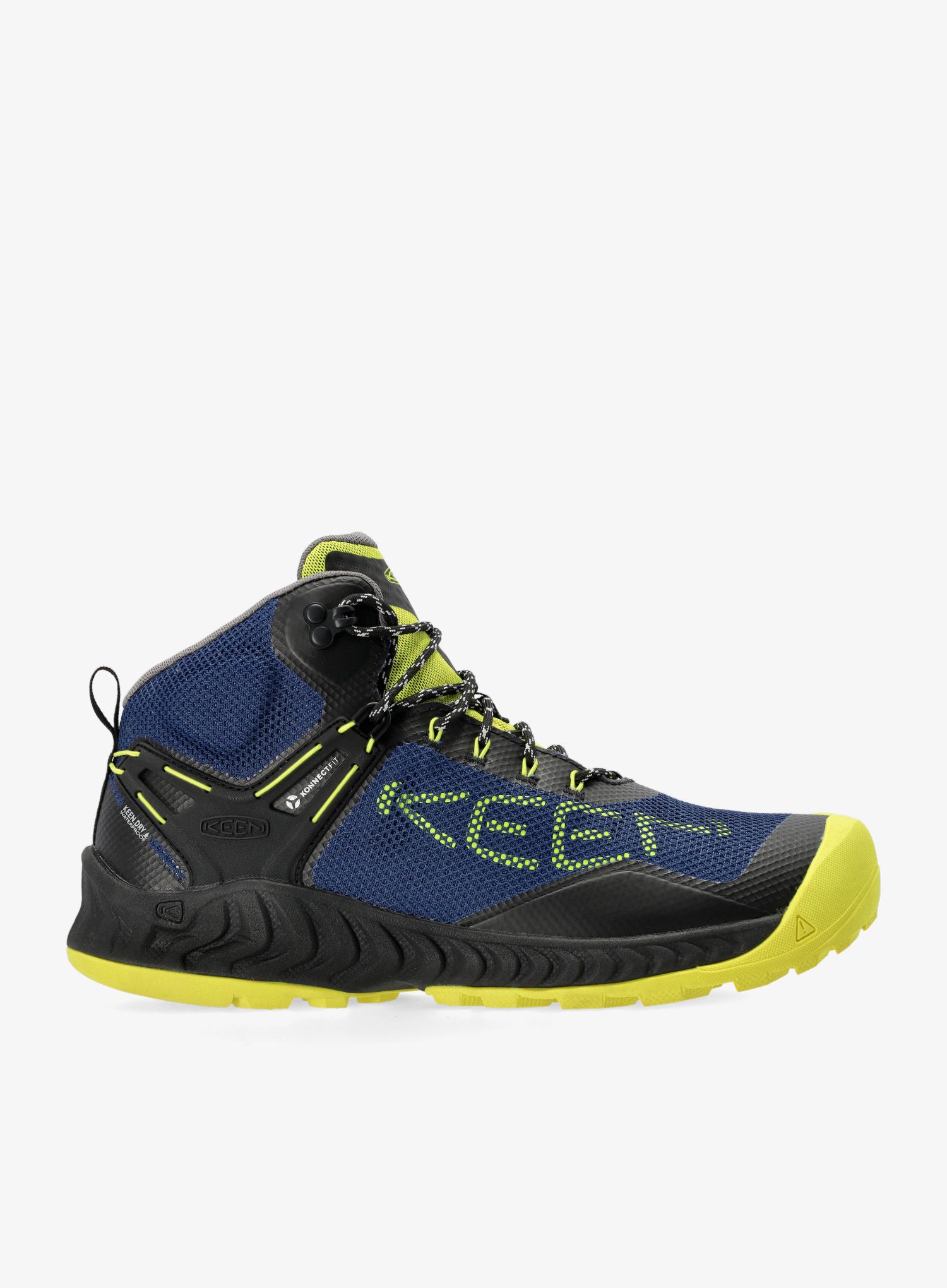 Turistické boty Keen Nxis Evo Mid WP - black/evening primrose