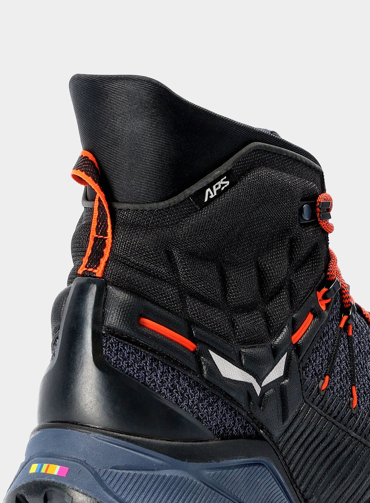 Turistické boty Salewa Dropline Mid - black/om. blue