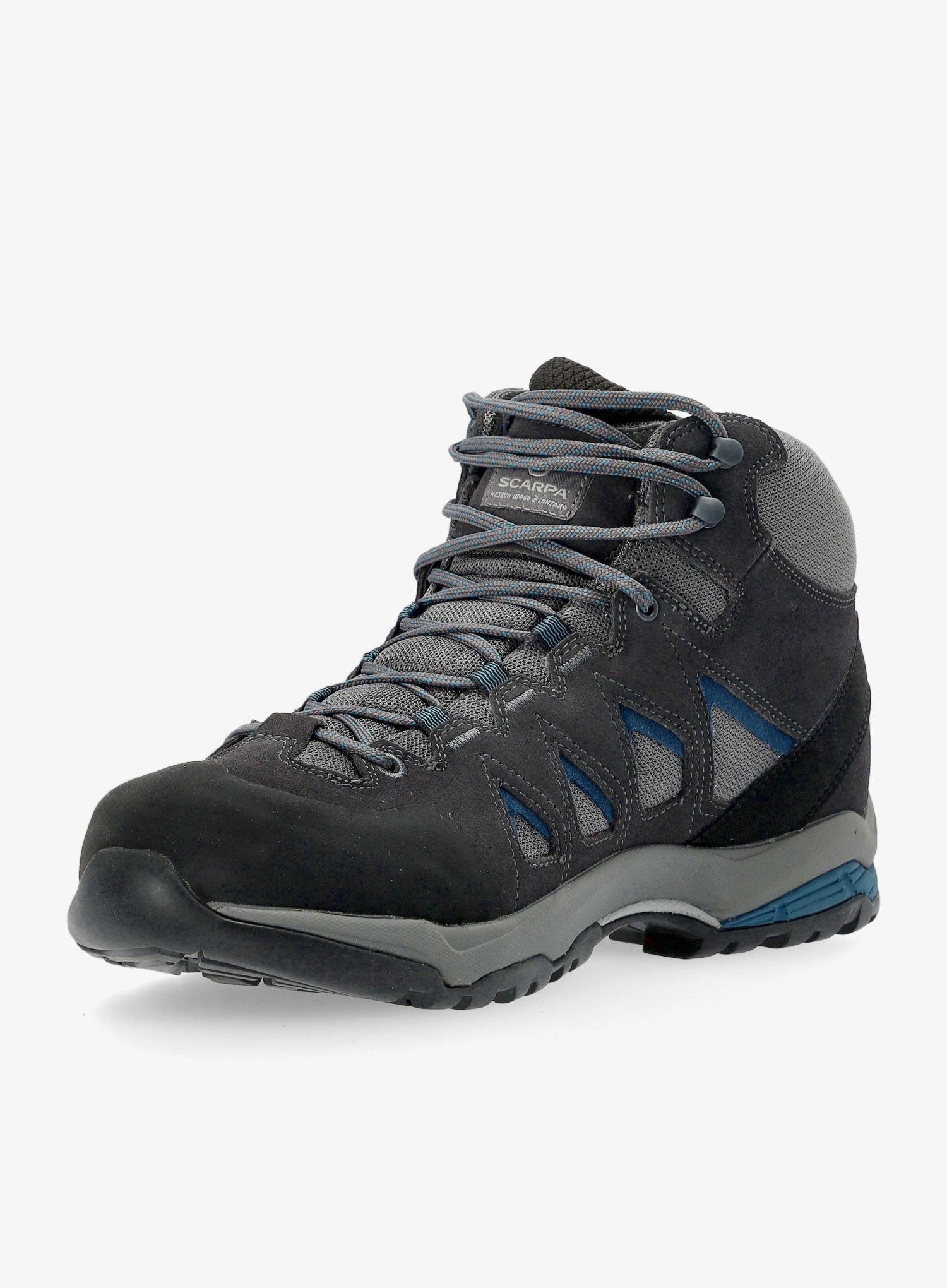 Turistické boty Scarpa Moraine Mid GTX - gray/storm gray/lake blue