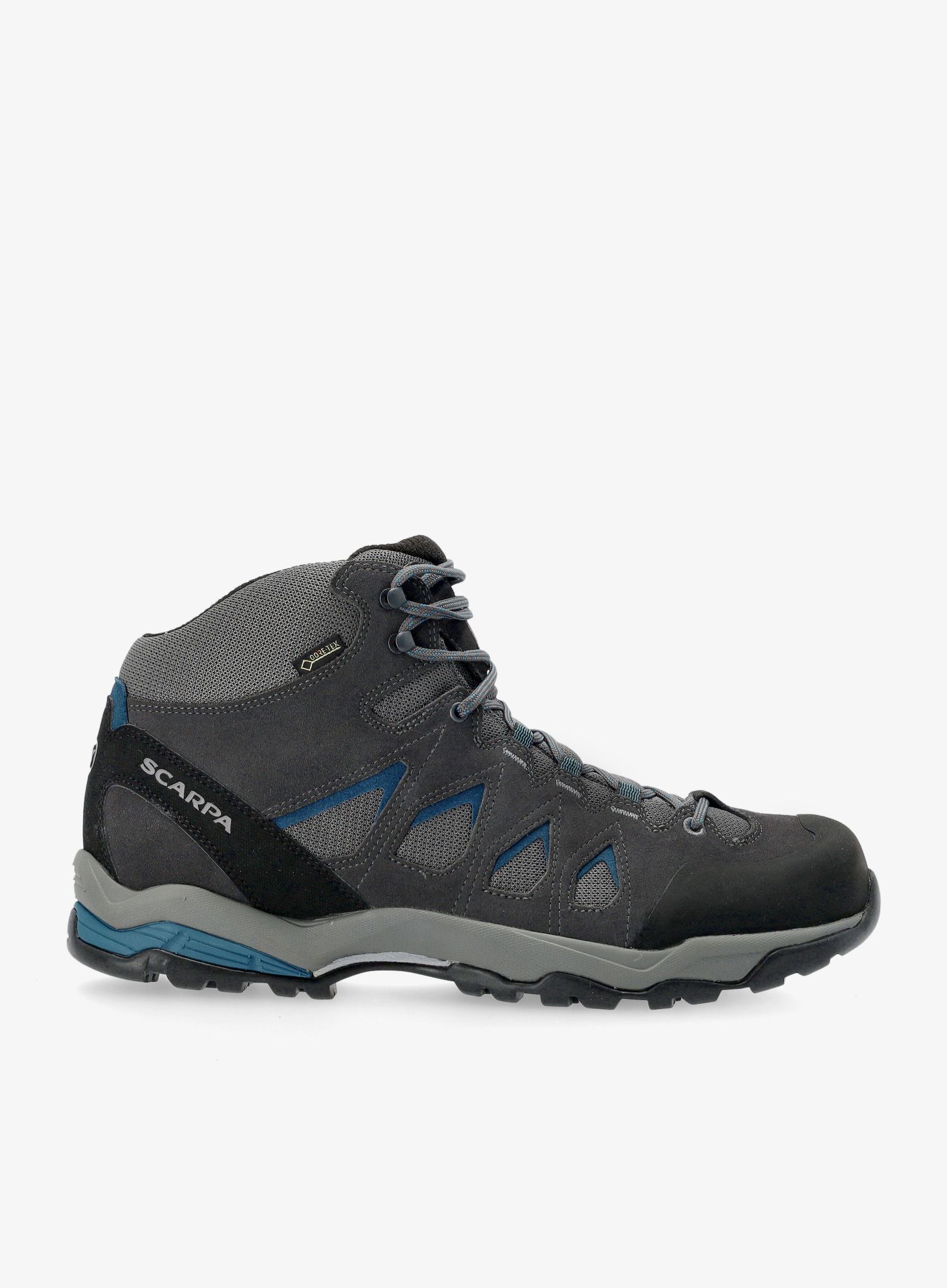 Turistické boty Scarpa Moraine Mid GTX - gray/storm gray/lake blue