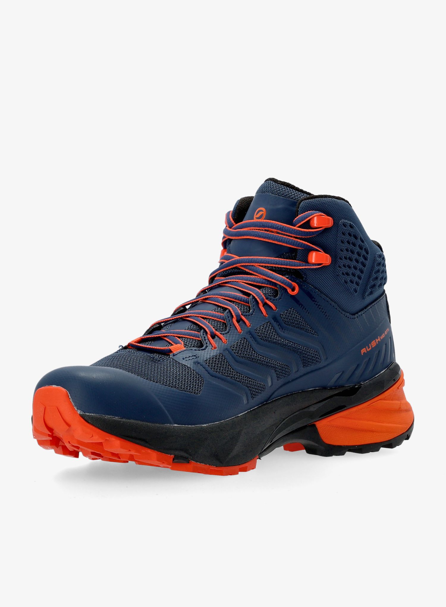 Turistické boty Scarpa Rush Mid GTX - blue/fiesta