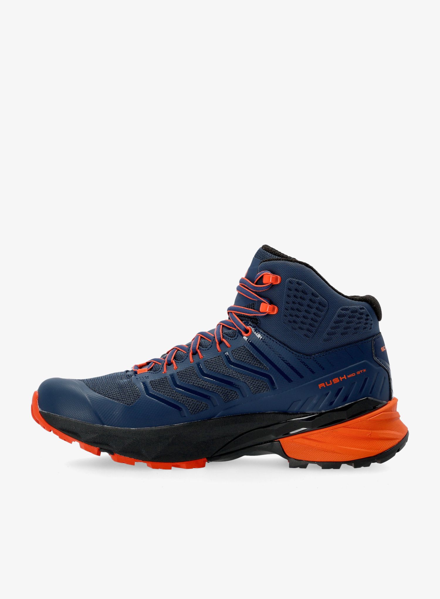 Turistické boty Scarpa Rush Mid GTX - blue/fiesta