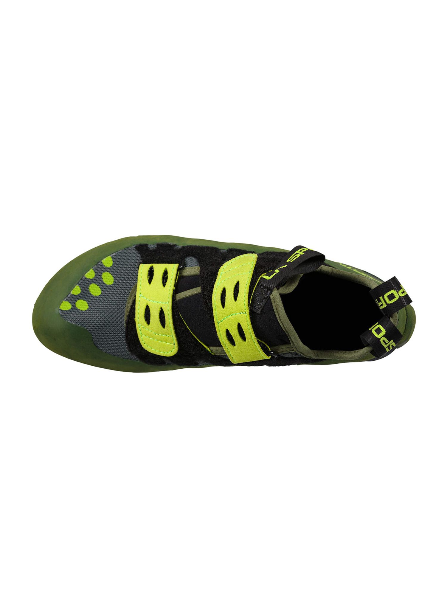Lezečky La Sportiva GeckoGym Vegan - olive/neon