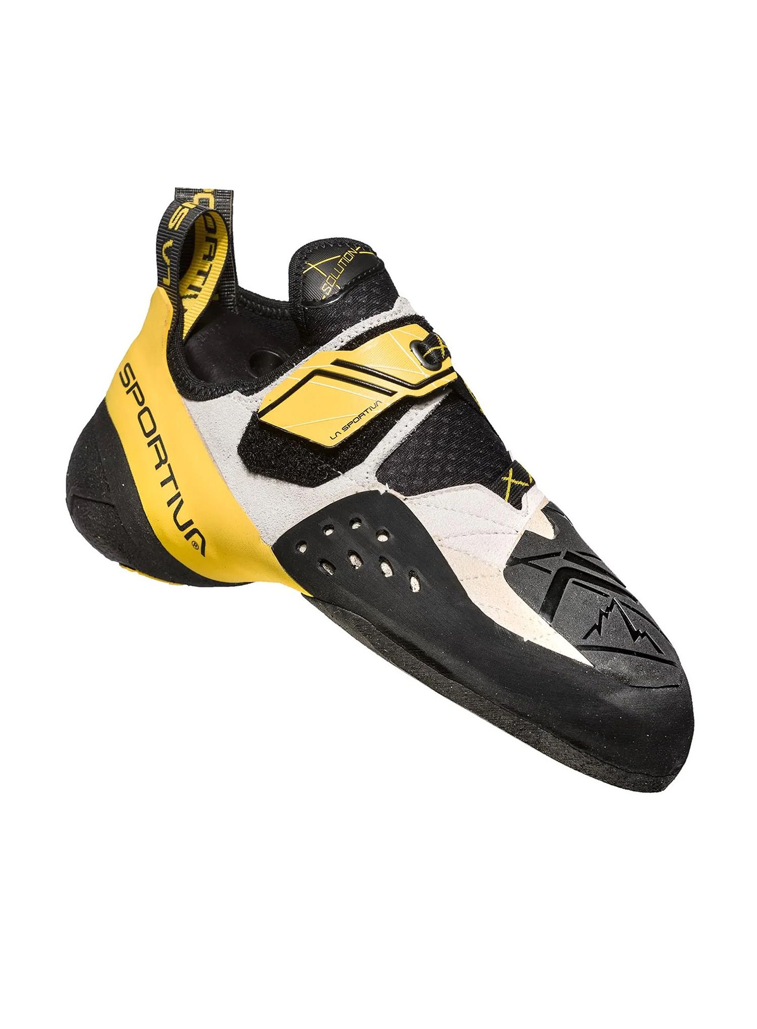 Lezečky La Sportiva Solution - white/yellow