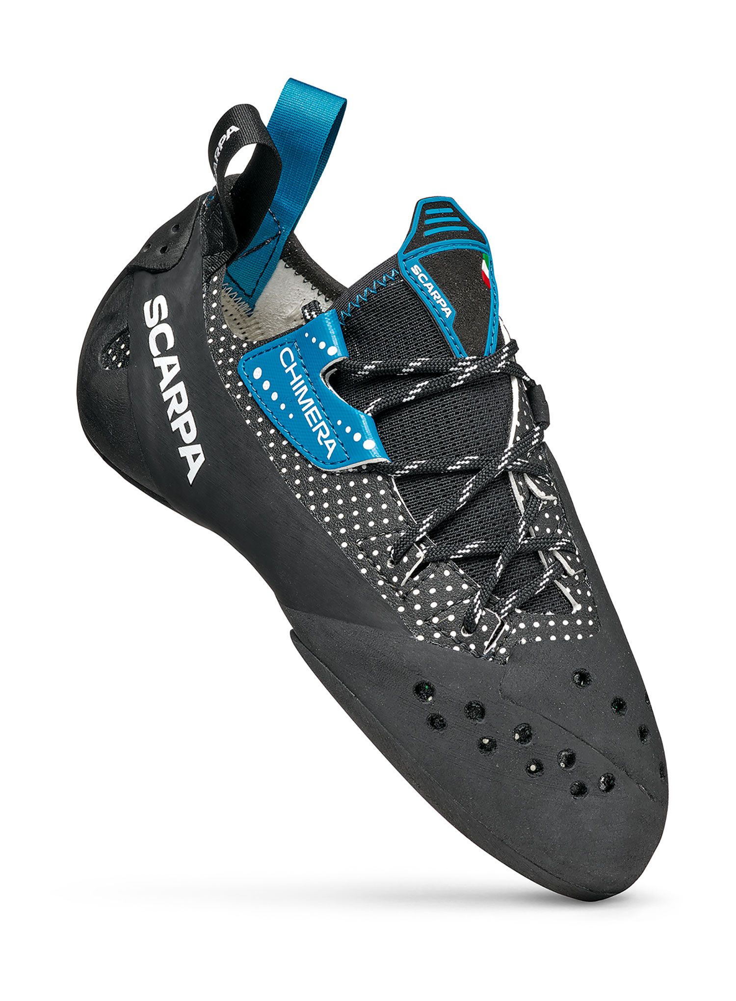 Lezečky Scarpa Chimera - black/white/azure